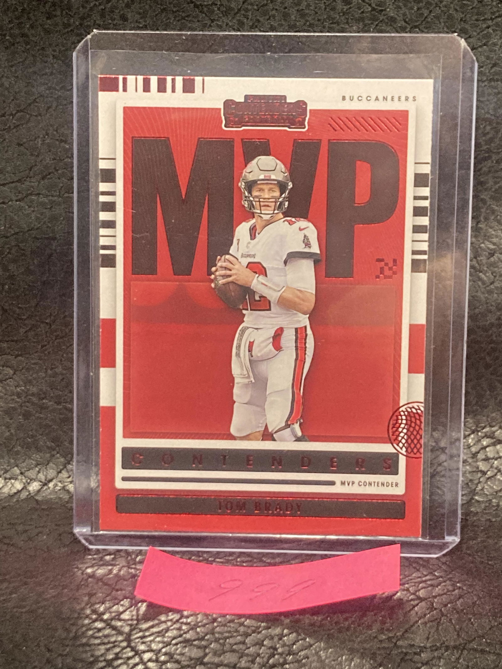 Tom Brady 2021 Panini Contenders Football Mvp Red Foil Parallel #MVP-TBR (1 of 2)