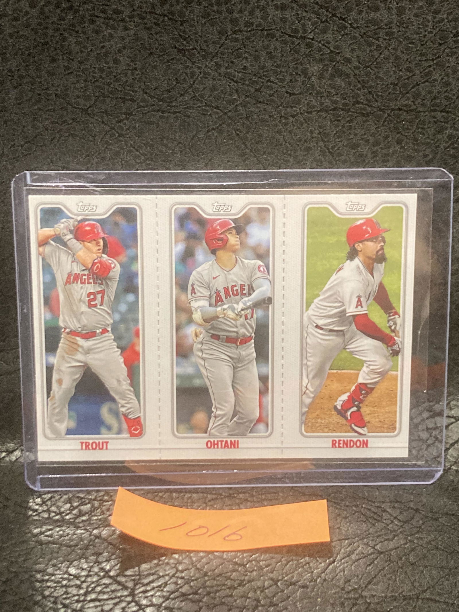 2022 Topps Opening Day Triple Play Mike Trout Ohtani Rendon Tpc 1a 1b 1c Angels (1 of 2)