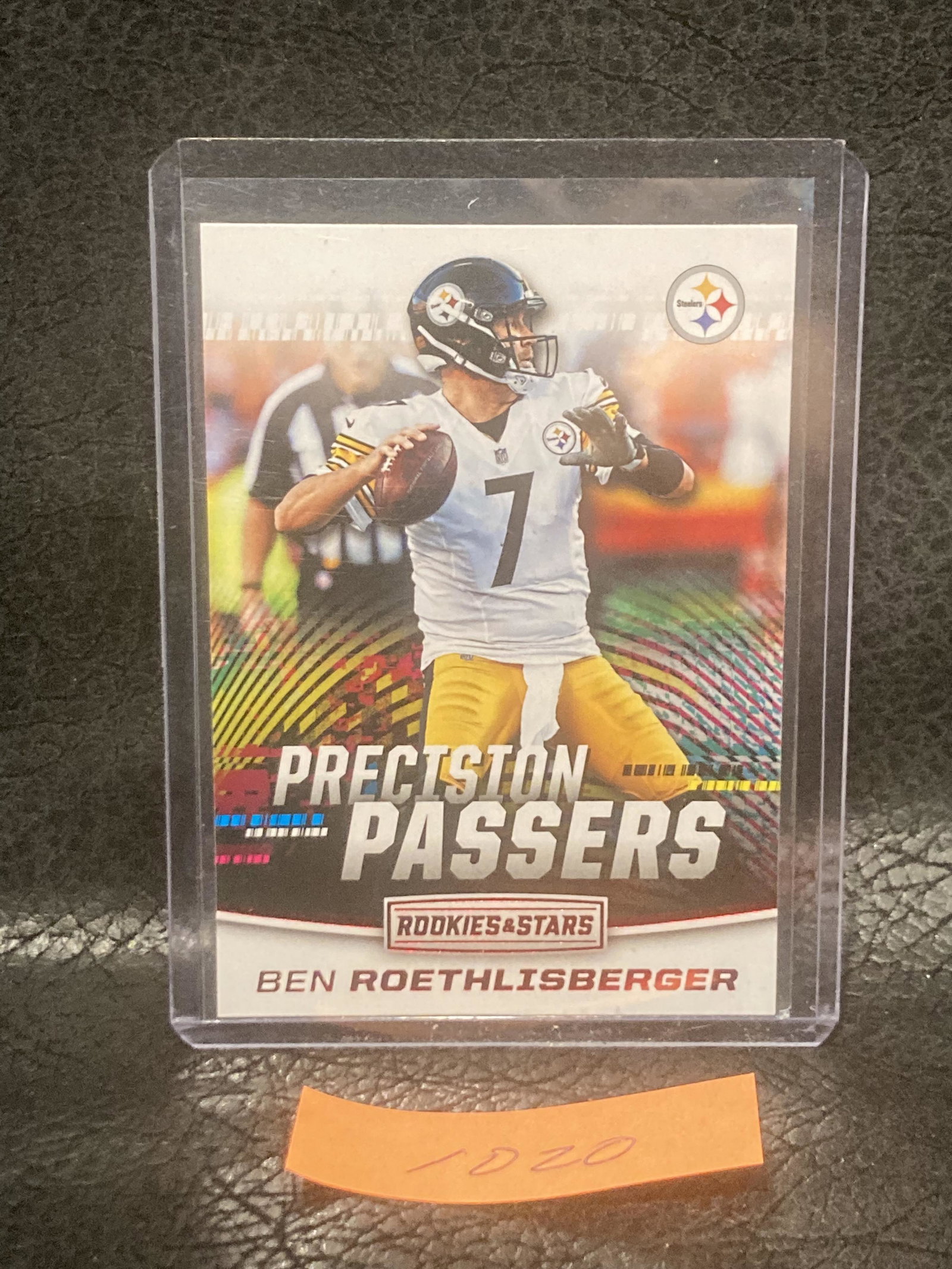 Ben Roethlisberger 2018 Panini Rookies Stars Pp-7 Precision Passers Insert: Ben Roethlisberger 2018 Panini Rookies Stars Pp-7 Precision Passers Insert
