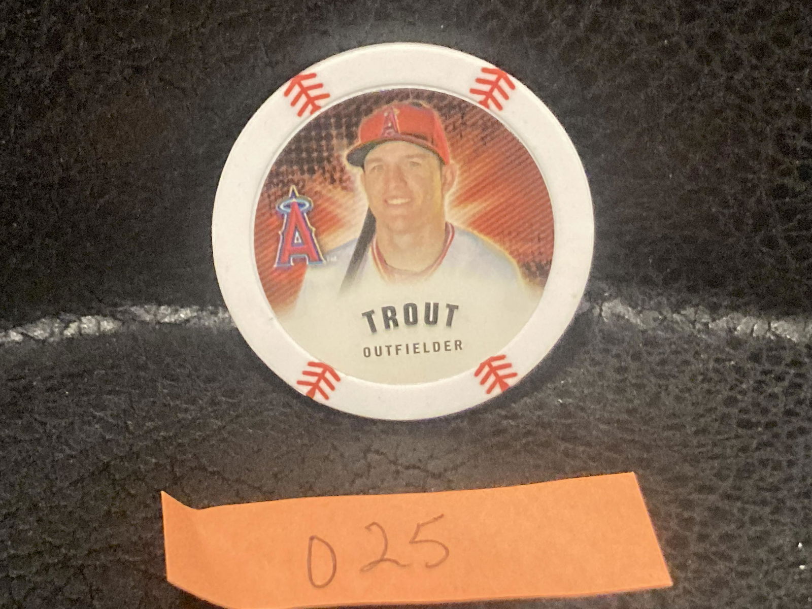 Mike Trout 2013 Topps Chipz Poker Chip Angels (1 of 2)