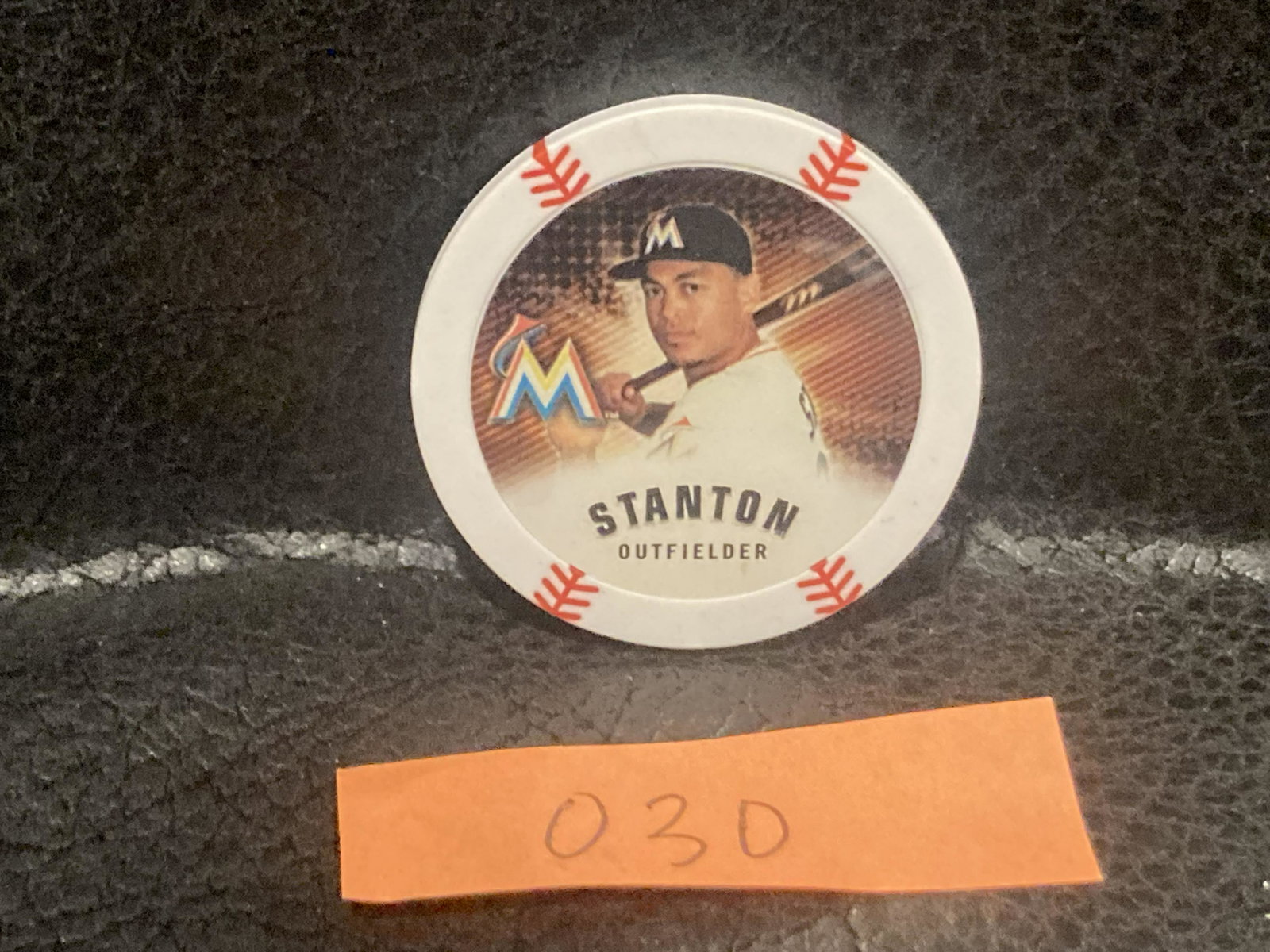 Giancarlo Stannton 2013 Topps Chipz Poker Chip Marlins: Giancarlo Stannton 2013 Topps Chipz Poker Chip Marlins