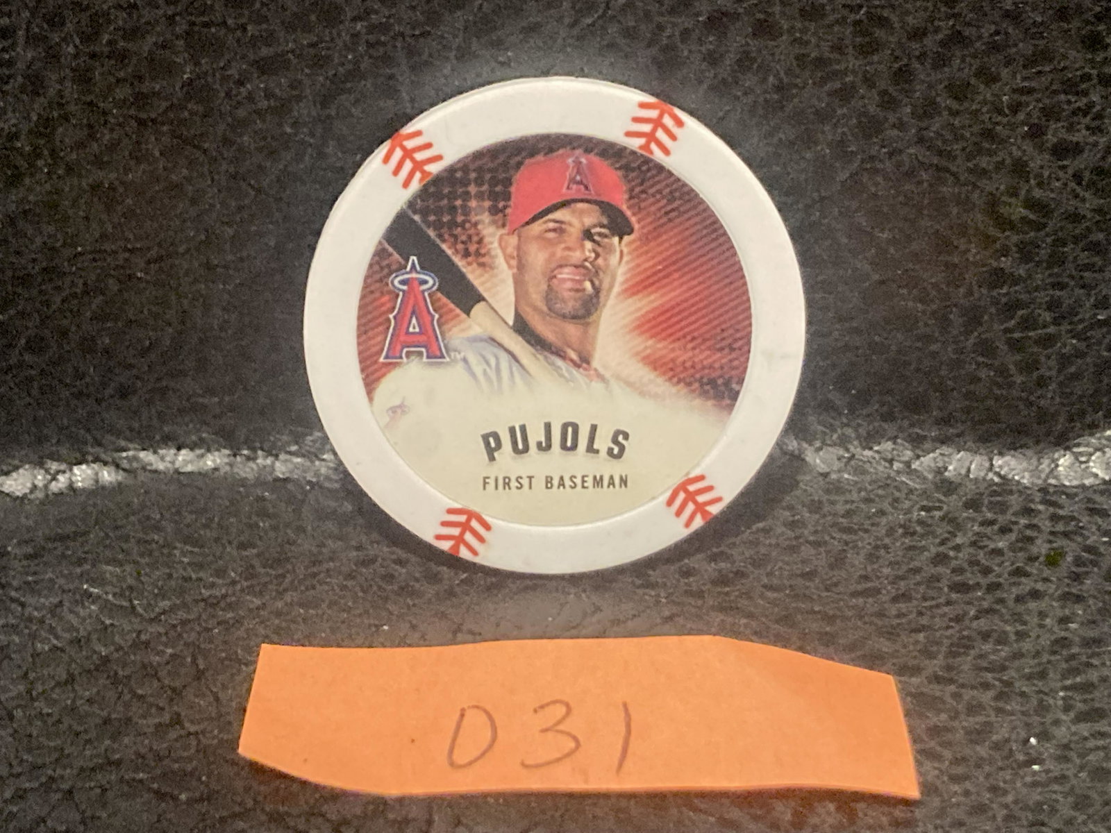 Albert Pujols 2013 Topps Chipz Poker Chip Angels: Albert Pujols 2013 Topps Chipz Poker Chip Angels