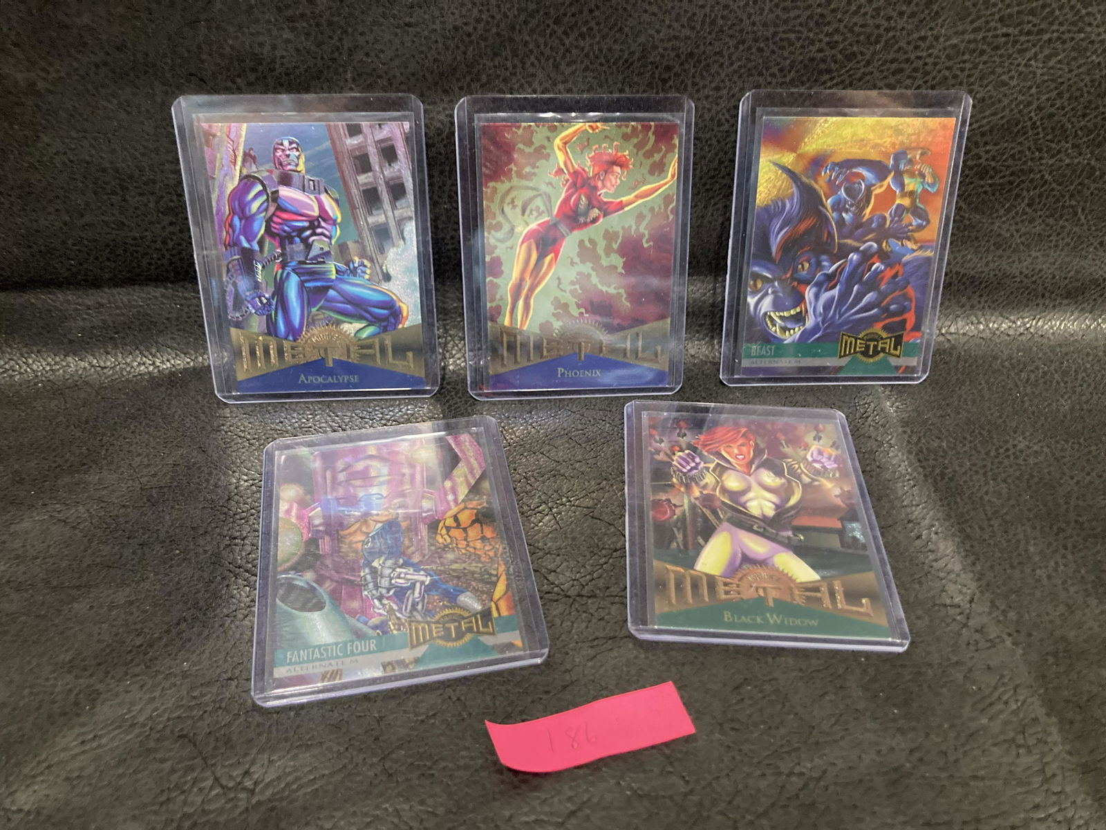 Lot Of 5 Fleer Metal Marvel Universe Cards (1 of 2)