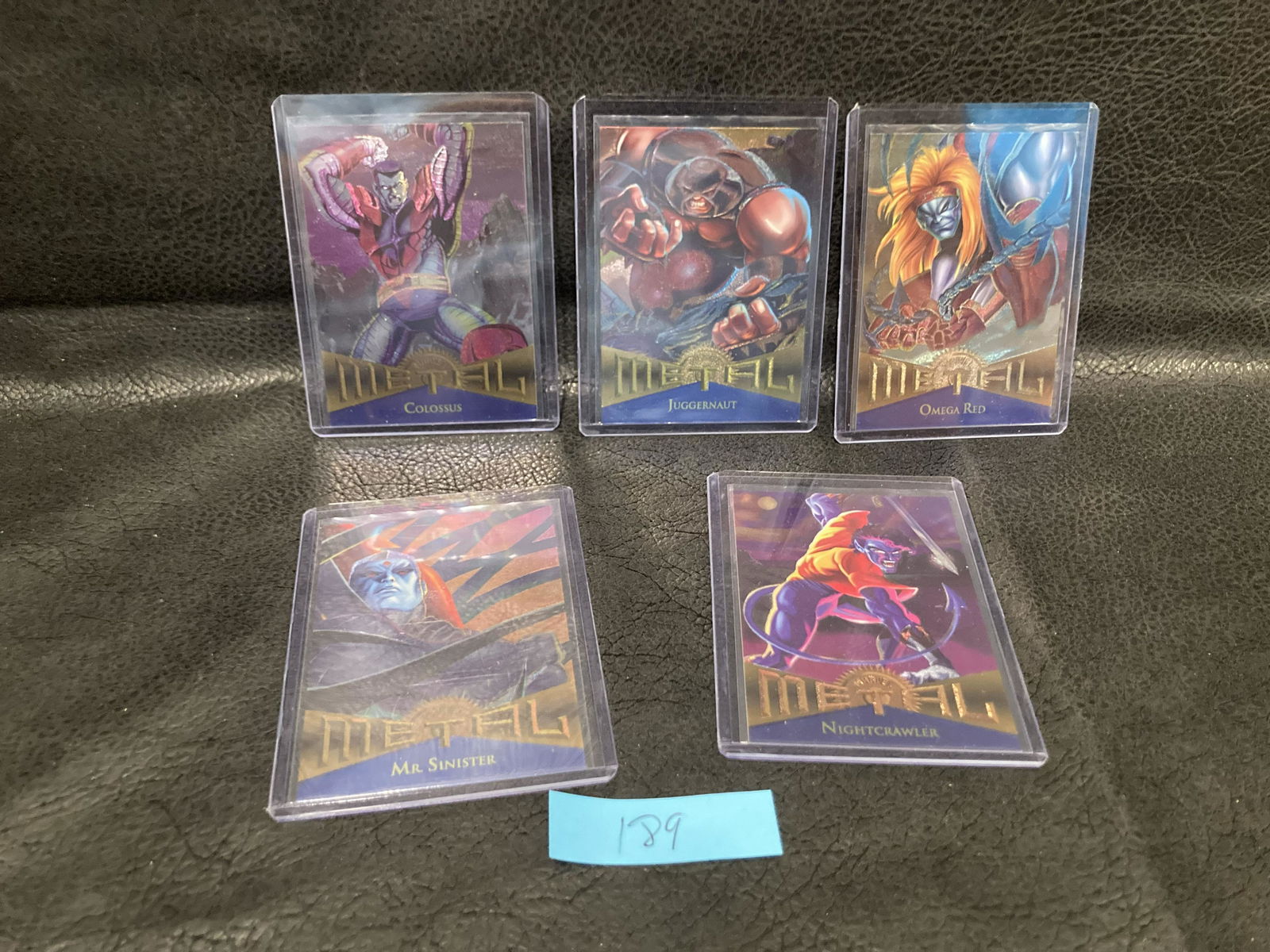 Lot Of 5 Fleer Metal Marvel Universe Cards (1 of 2)