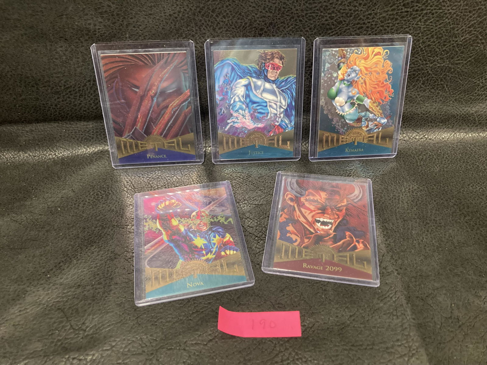 Lot Of 5 Fleer Metal Marvel Universe Cards (1 of 2)