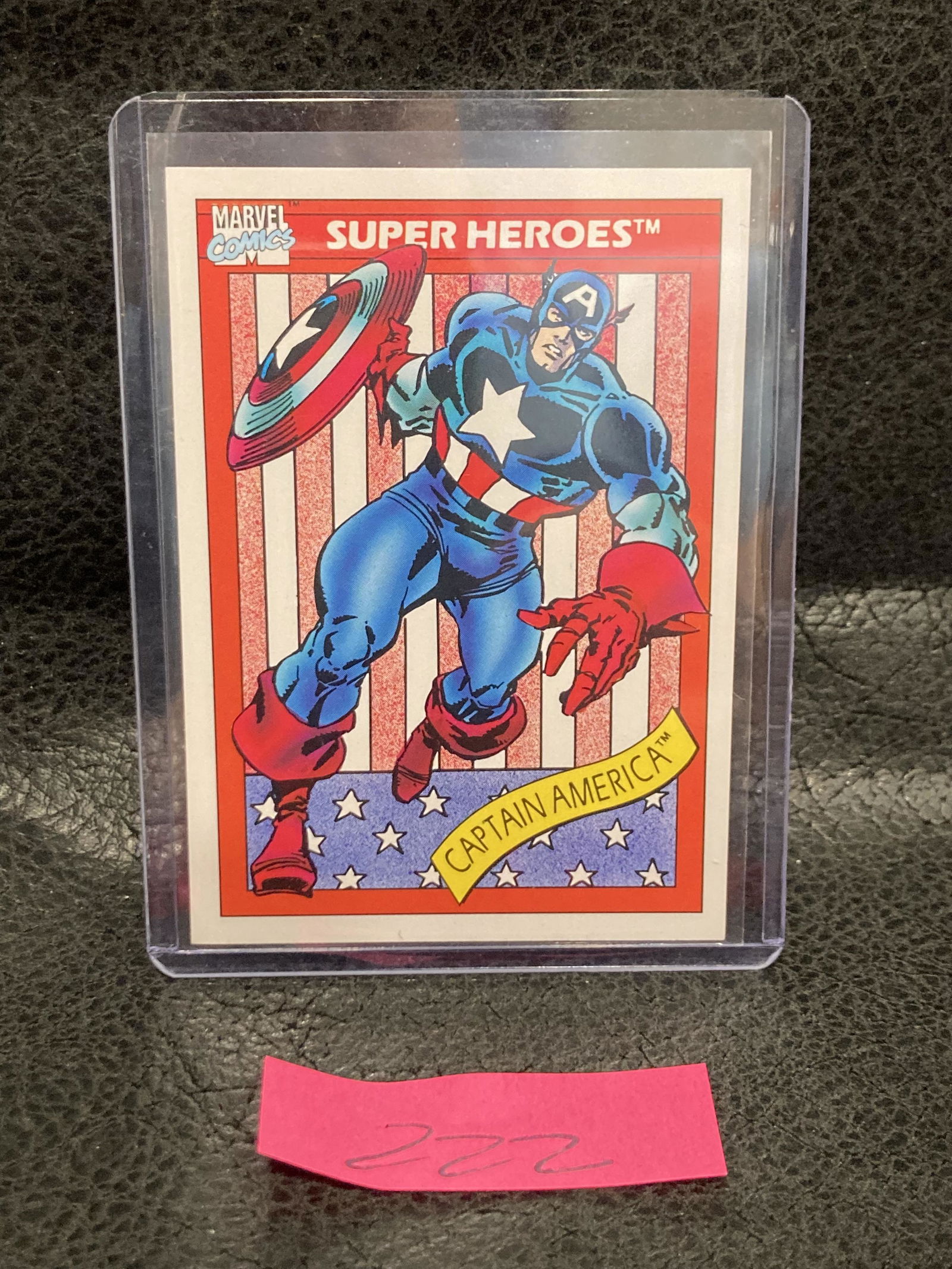 Captain #1 America 1990 Impel Marvel Universe Trading Card (1 of 2)