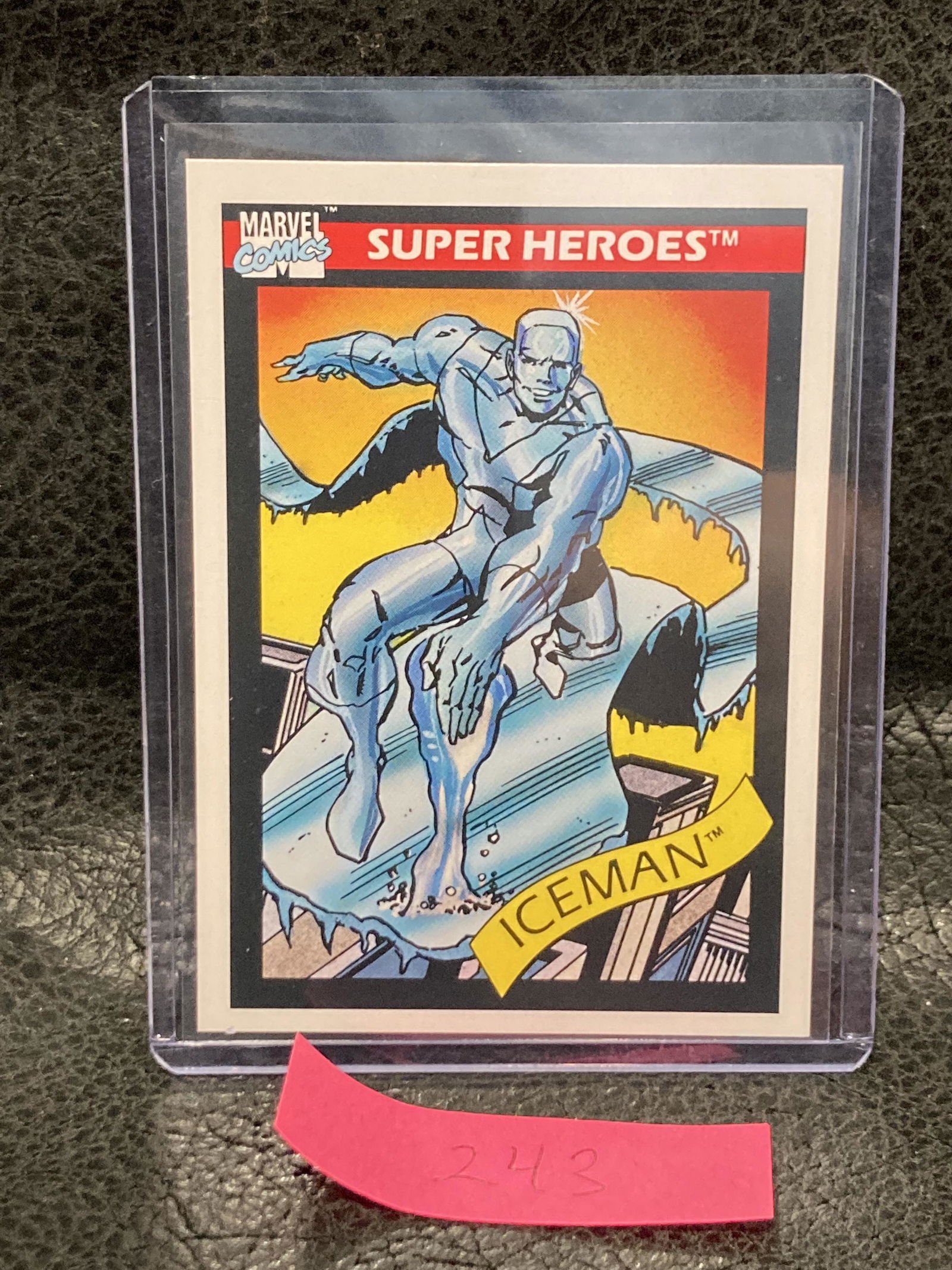 22 Iceman 1990 Impel Marvel Universe Trading Card: 22 Iceman 1990 Impel Marvel Universe Trading Card