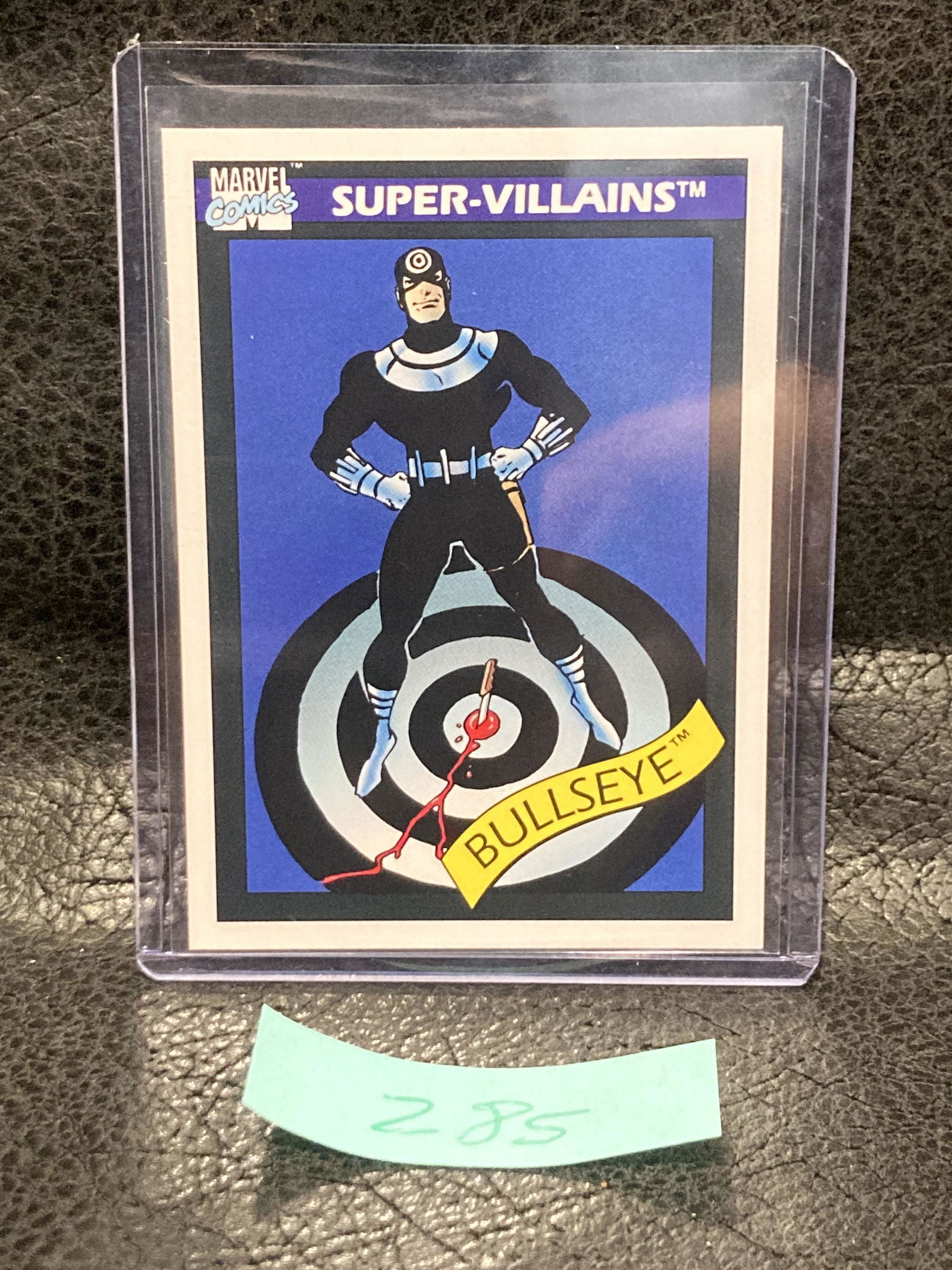 Bullseye #64 1990 Impel Marvel Universe Trading Card: Bullseye #64 1990 Impel Marvel Universe Trading Card