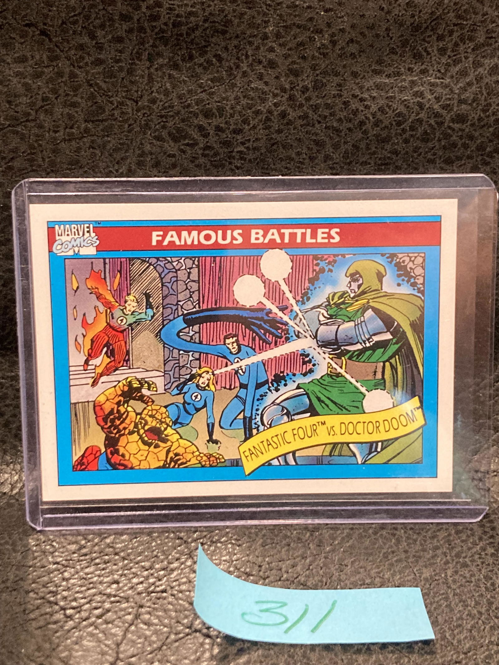 Fantastic Four vs. Doctor Doom #90 1990 Impel Marvel Universe Trading Card (1 of 2)