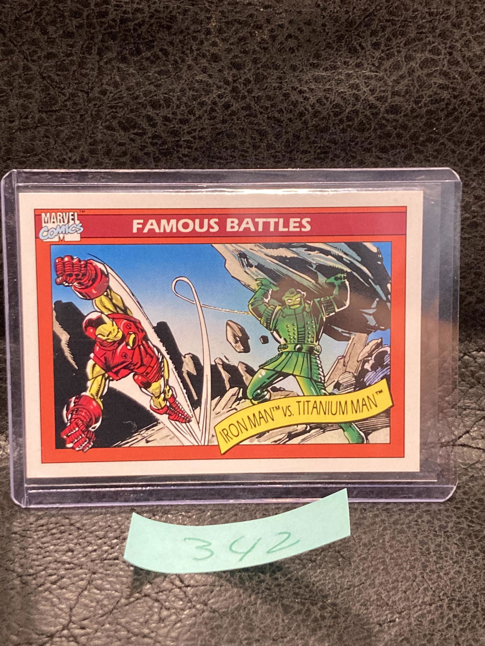 Iron Man vs. Titanium Man #121 1990 Impel Marvel Universe Trading Card: Iron Man vs. Titanium Man #121 1990 Impel Marvel Universe Trading Card