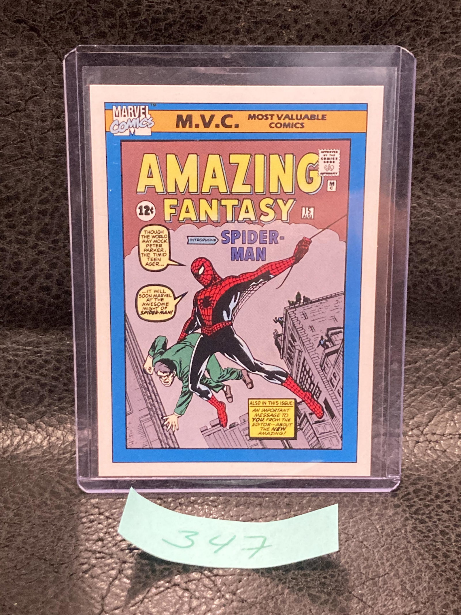 Amazing Fantasy #15 1990 Impel Marvel Universe Trading Card (1 of 2)