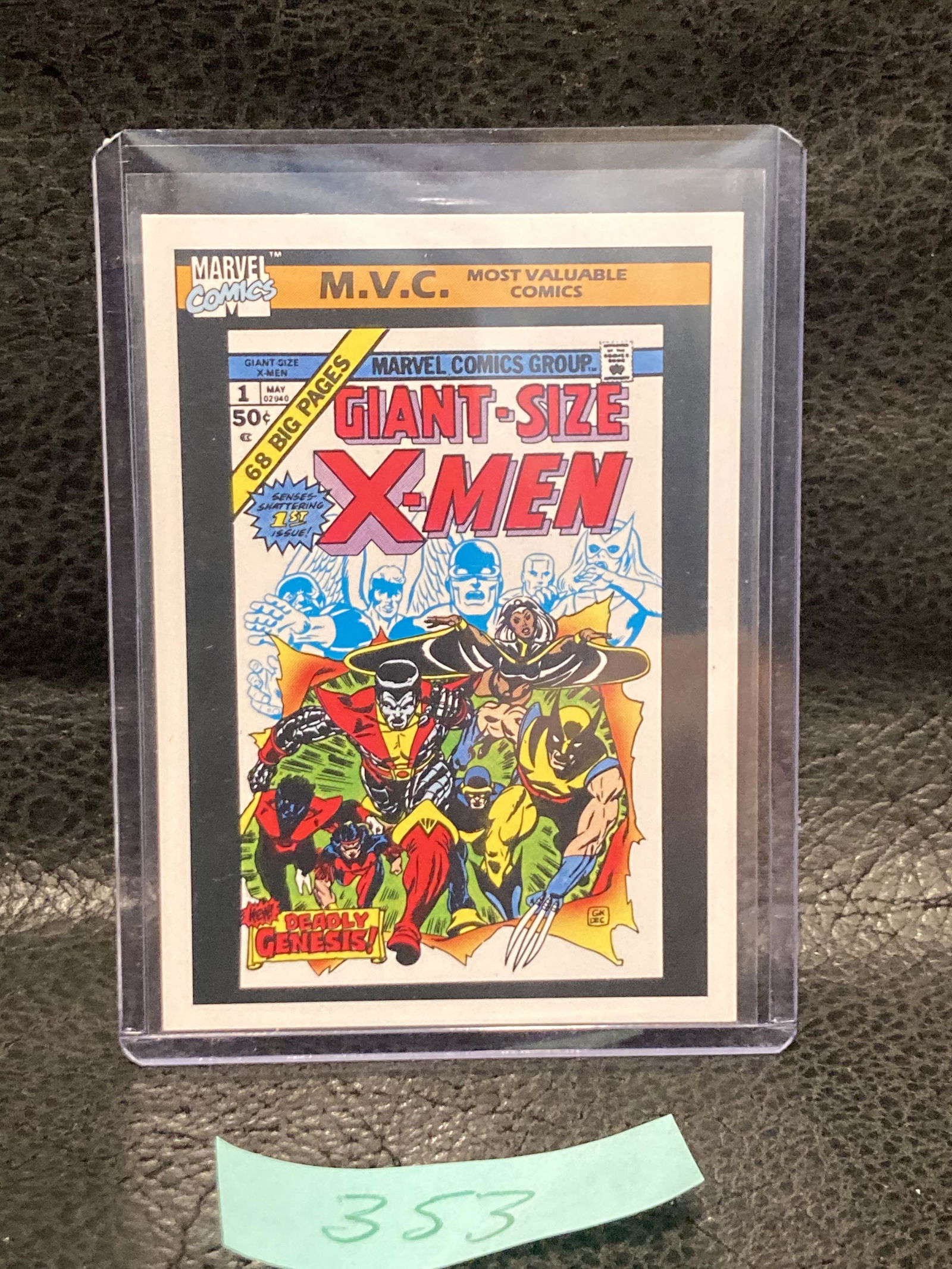 Giant-Size X-Men #1 1990 Impel Marvel Universe Trading Card #132 (1 of 2)