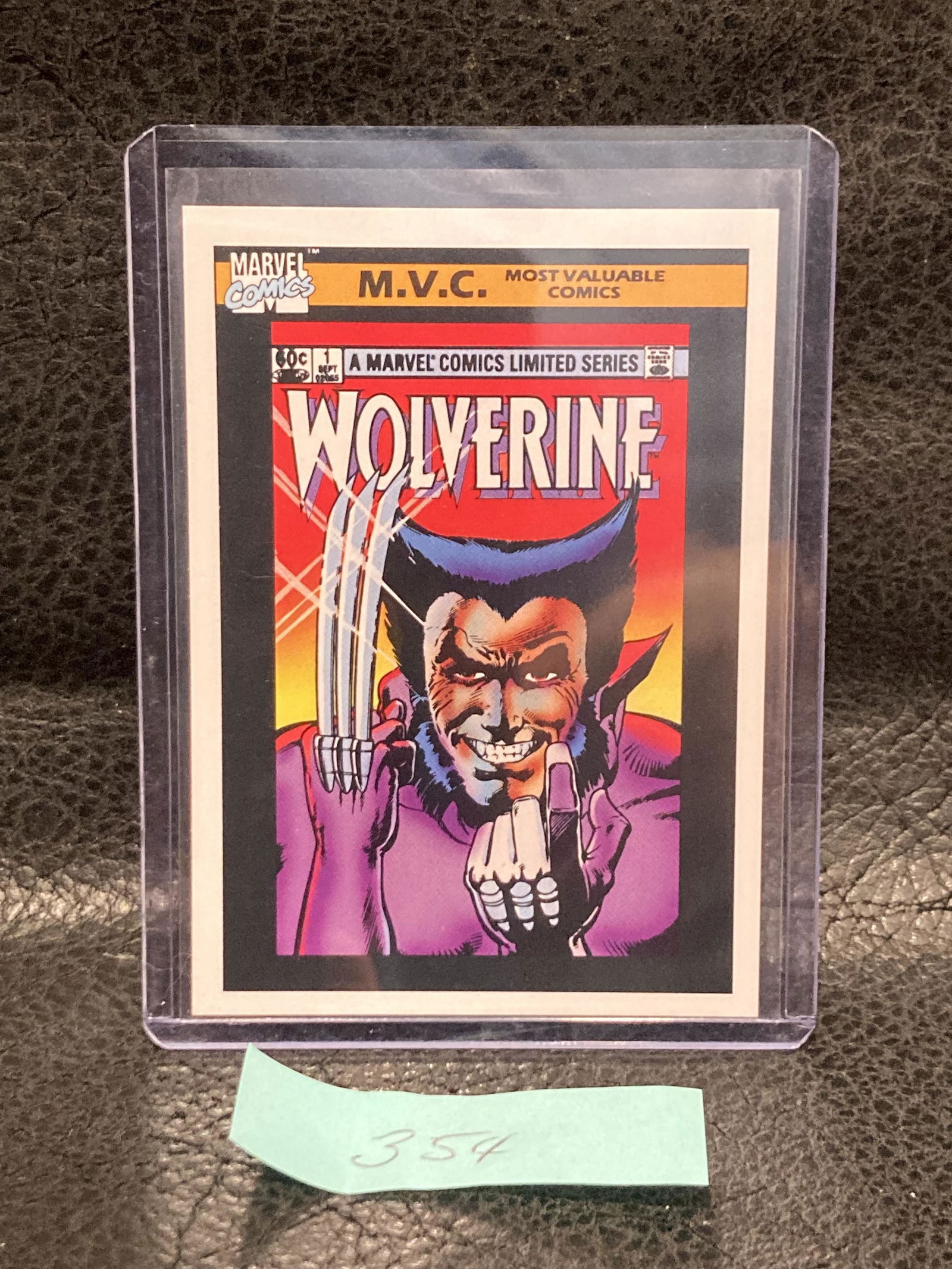 Wolverine Limited Series #1 1990 Impel Marvel Universe Trading Card #133 (1 of 2)