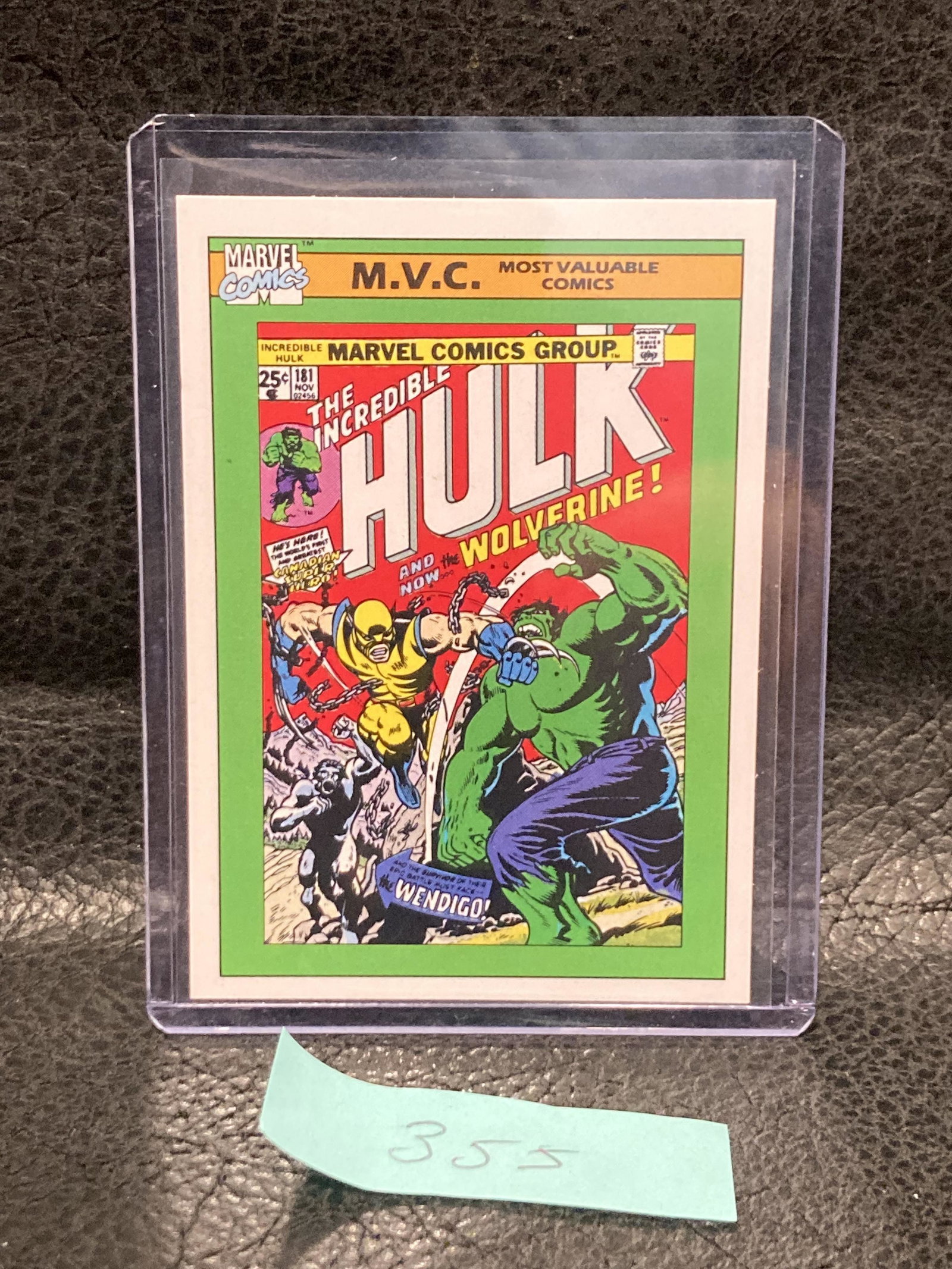 Incredible Hulk #181 1990 Impel Marvel Universe Trading Card #134: Incredible Hulk #181 1990 Impel Marvel Universe Trading Card #134
