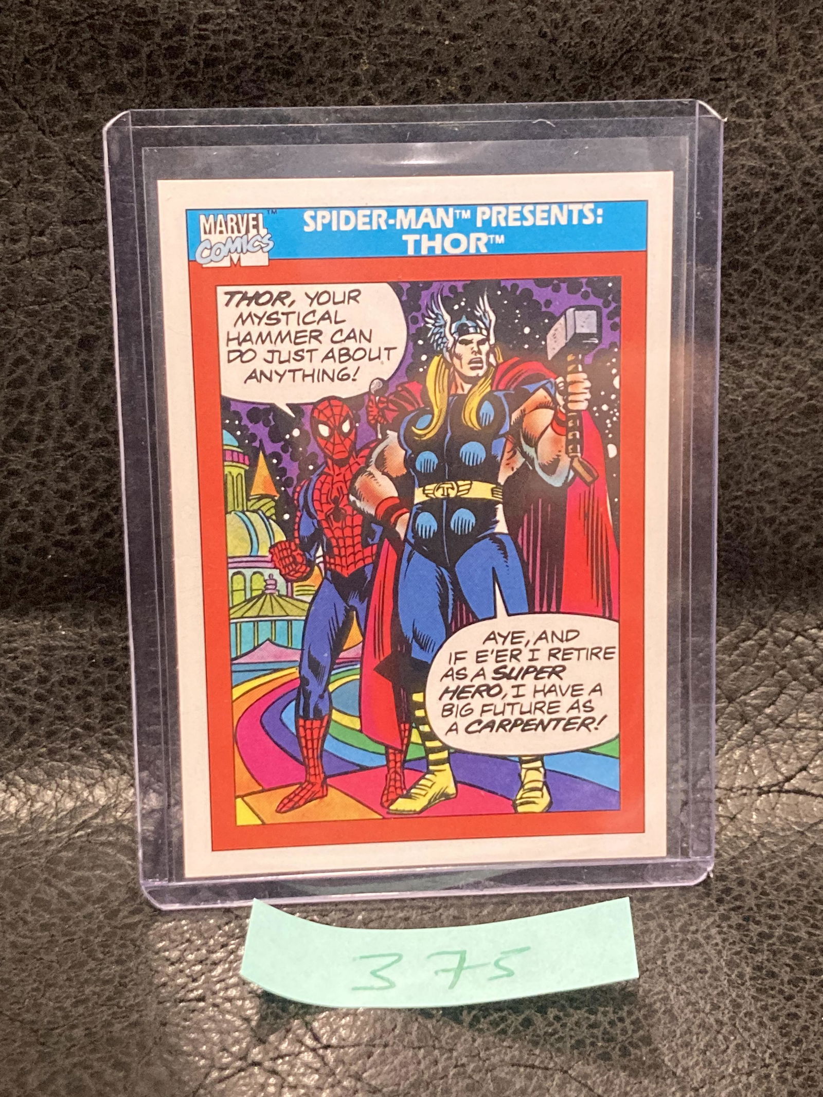 Thor 1990 Impel Marvel Universe Trading Card #154: Thor 1990 Impel Marvel Universe Trading Card #154