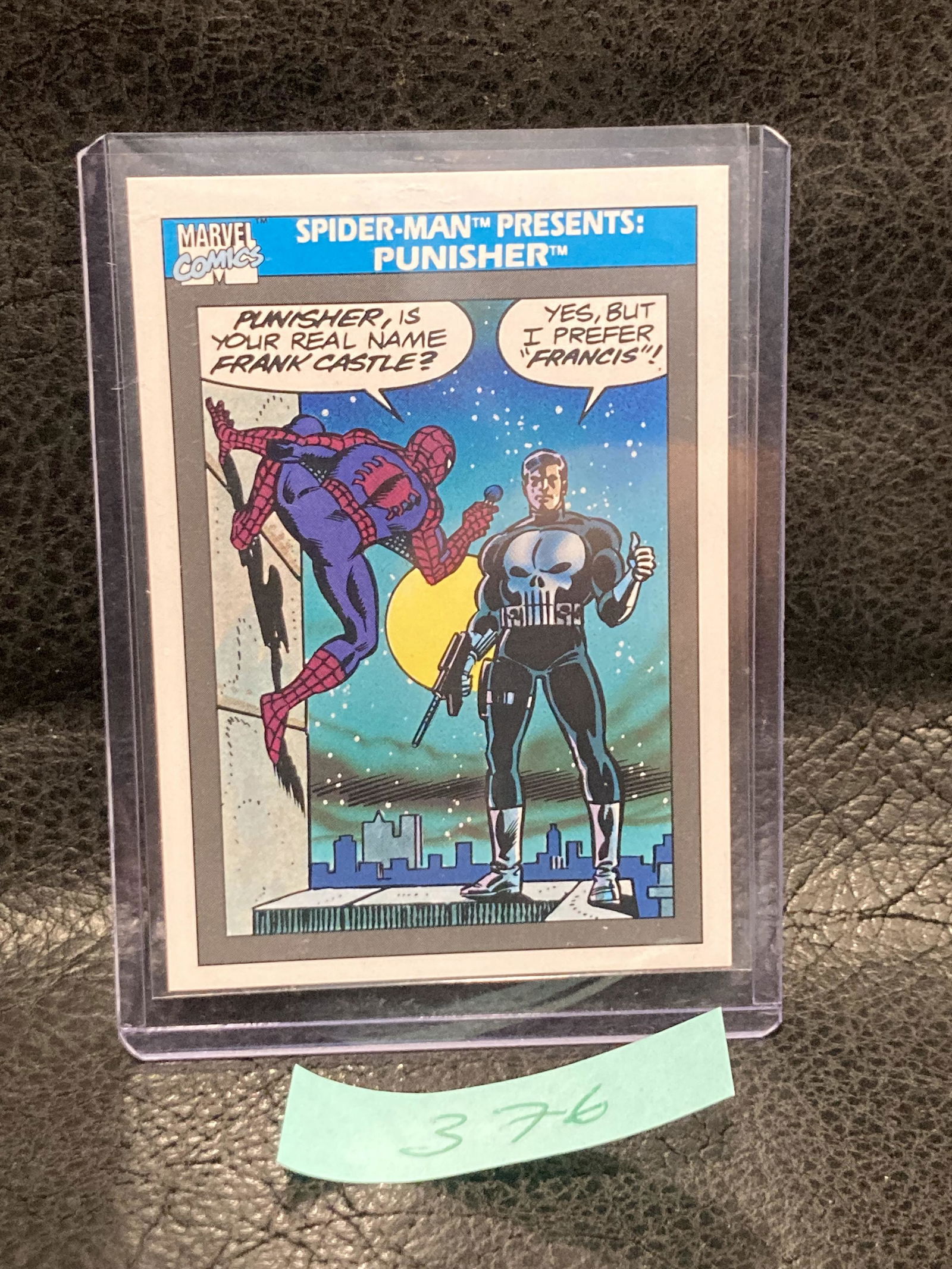 Punisher 1990 Impel Marvel Universe Trading Card #155: Punisher 1990 Impel Marvel Universe Trading Card #155