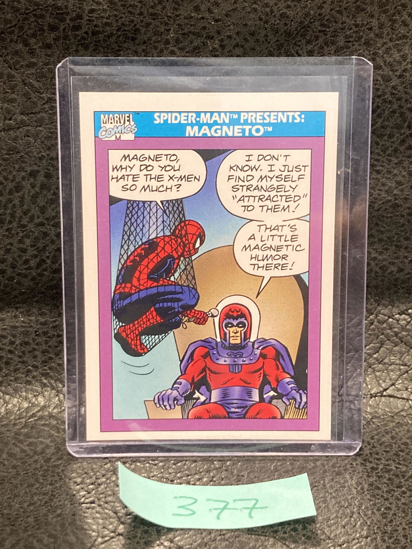 Magneto 1990 Impel Marvel Universe Trading Card #156: Magneto 1990 Impel Marvel Universe Trading Card #156