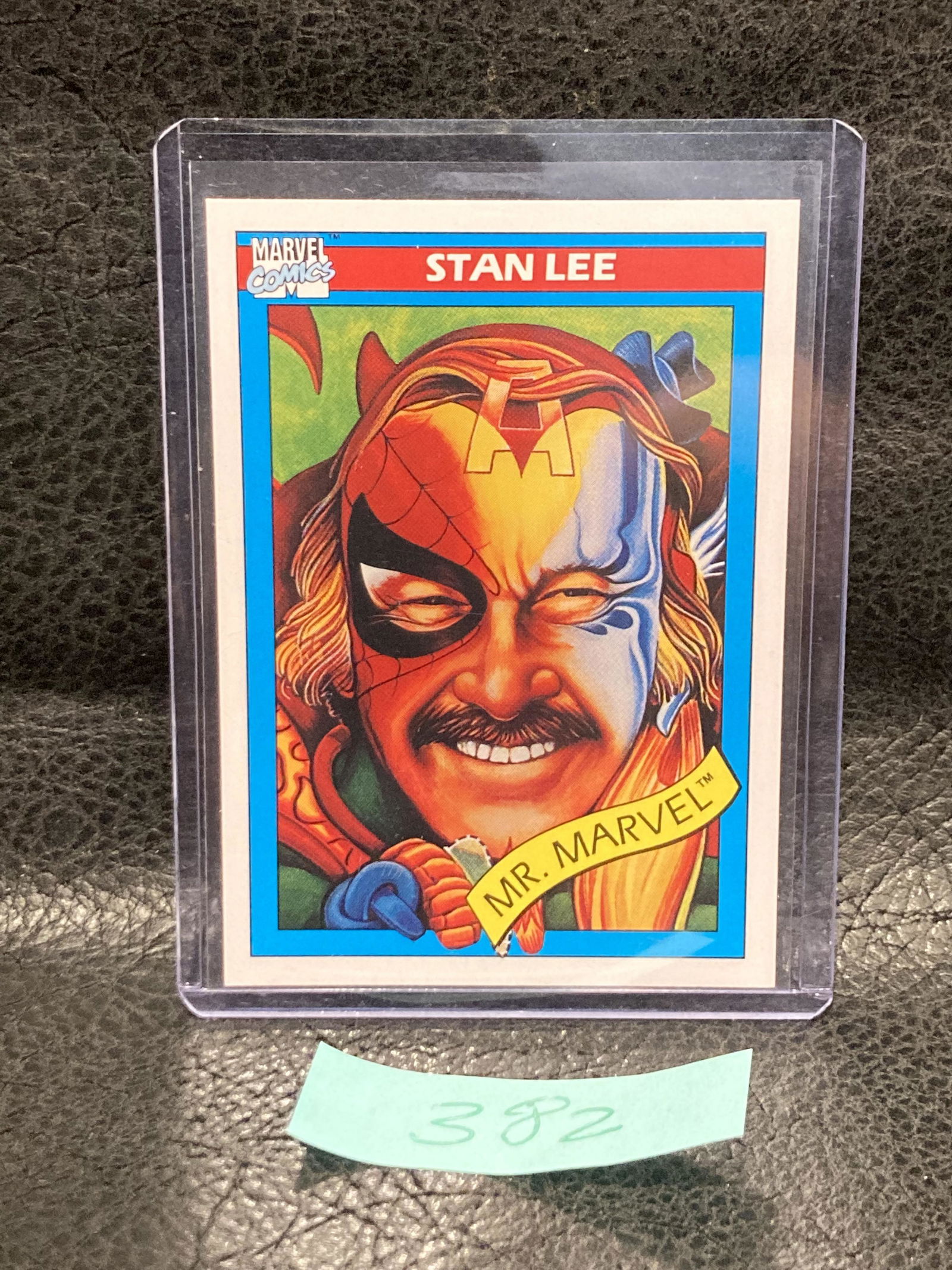 Stan Lee Mr. Marvel 1990 Impel Marvel Universe Trading Card #161 (1 of 2)