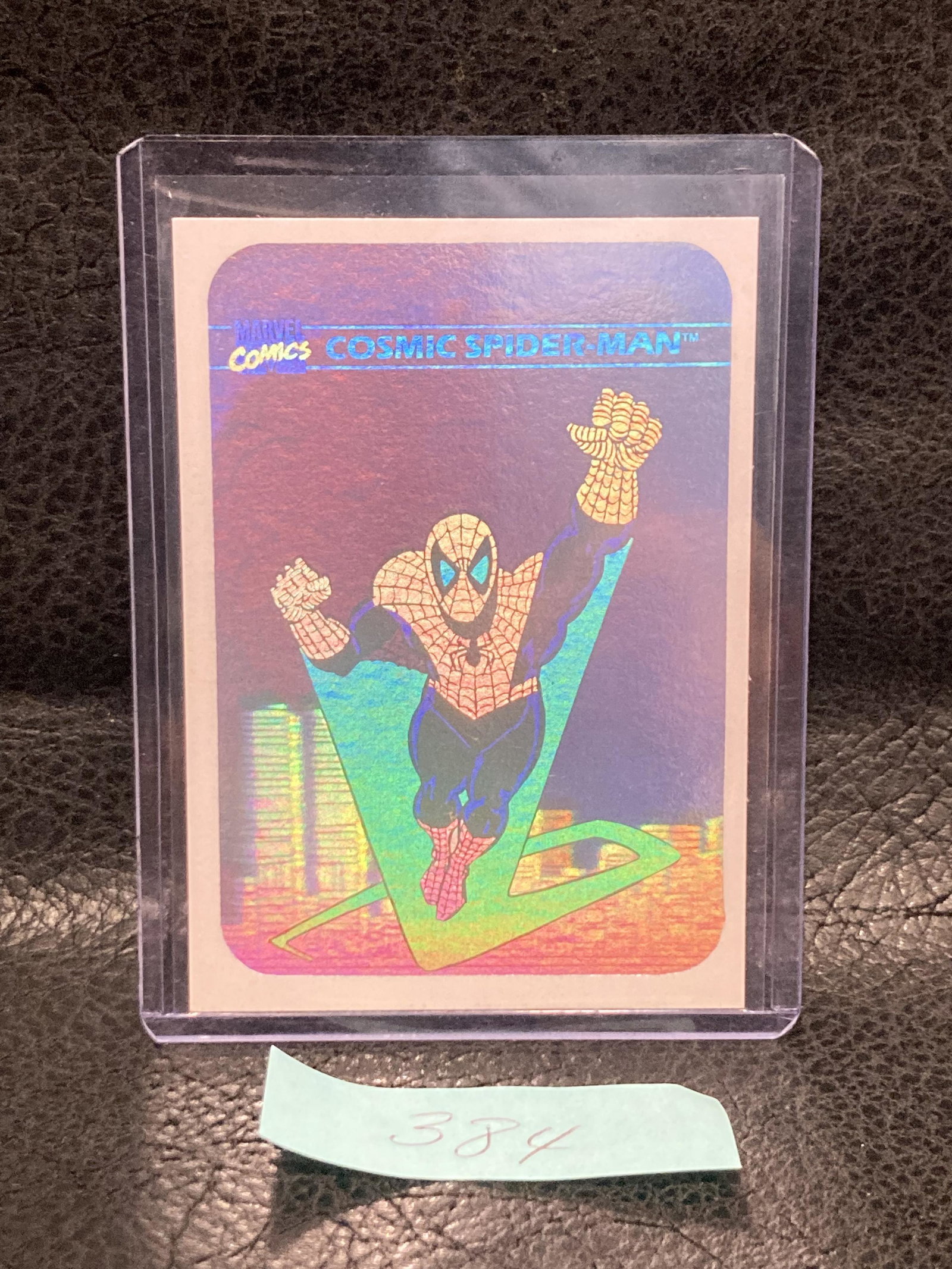 MH1 Cosmic Spider-Man hologram 1990 Impel Marvel Universe Trading Card: MH1 Cosmic Spider-Man hologram 1990 Impel Marvel Universe Trading Card