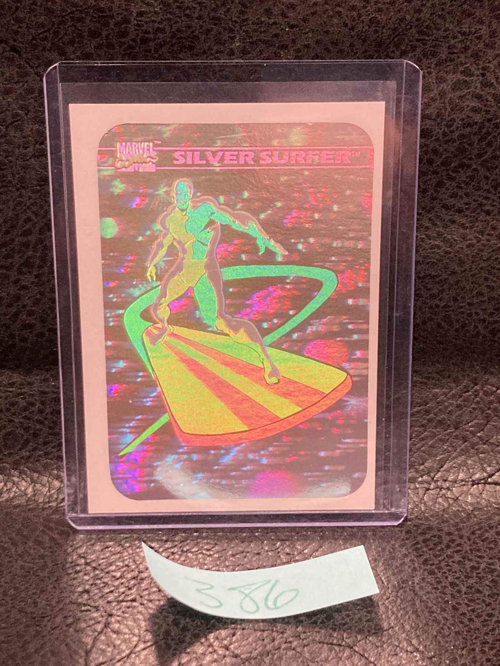 MH3 Silver Surfer hologram 1990 Impel Marvel Universe Trading Card (1 of 2)