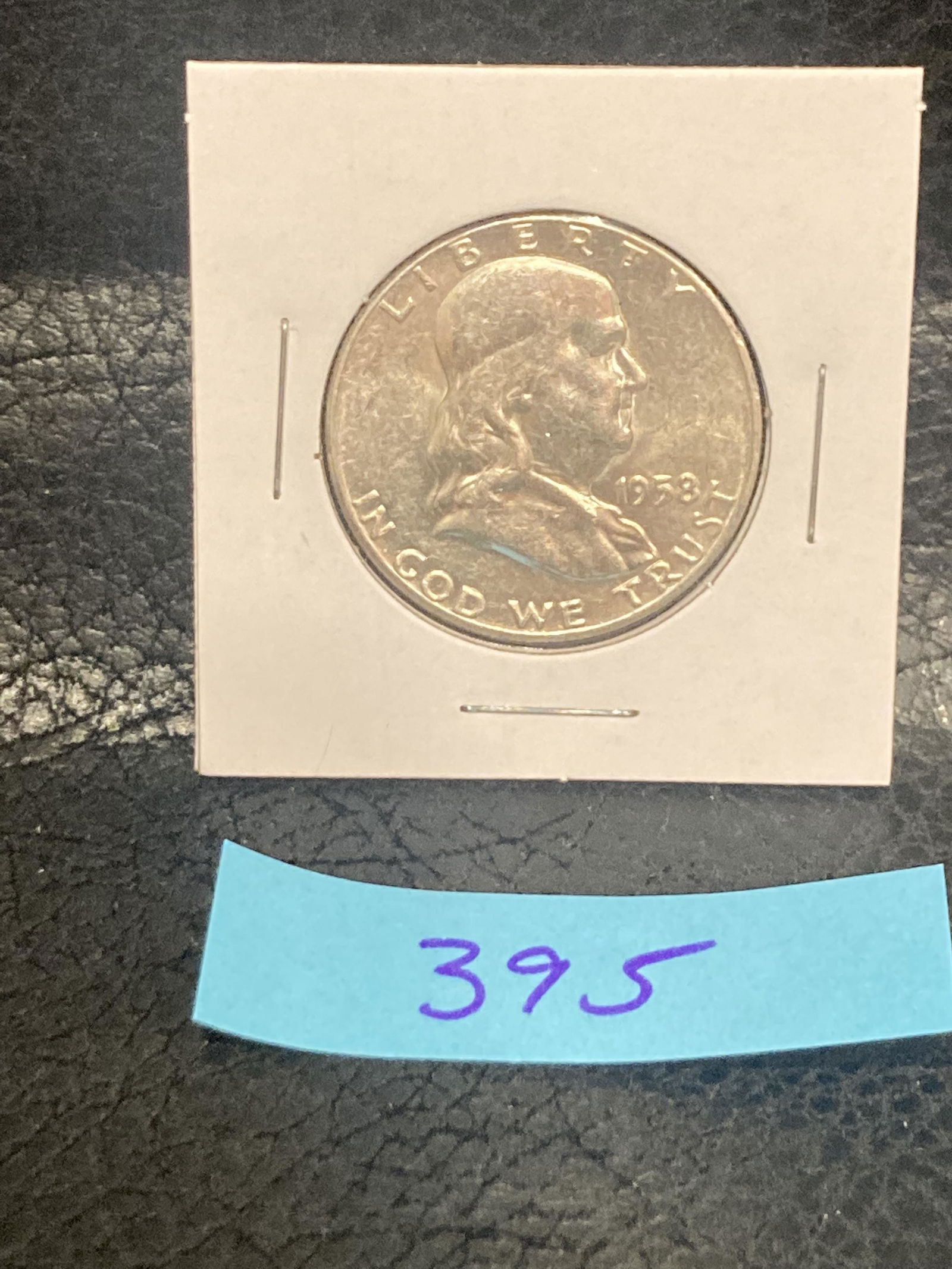 1958 P Franklin Half Dollar 50c Silver 90% Coin (1 of 2)