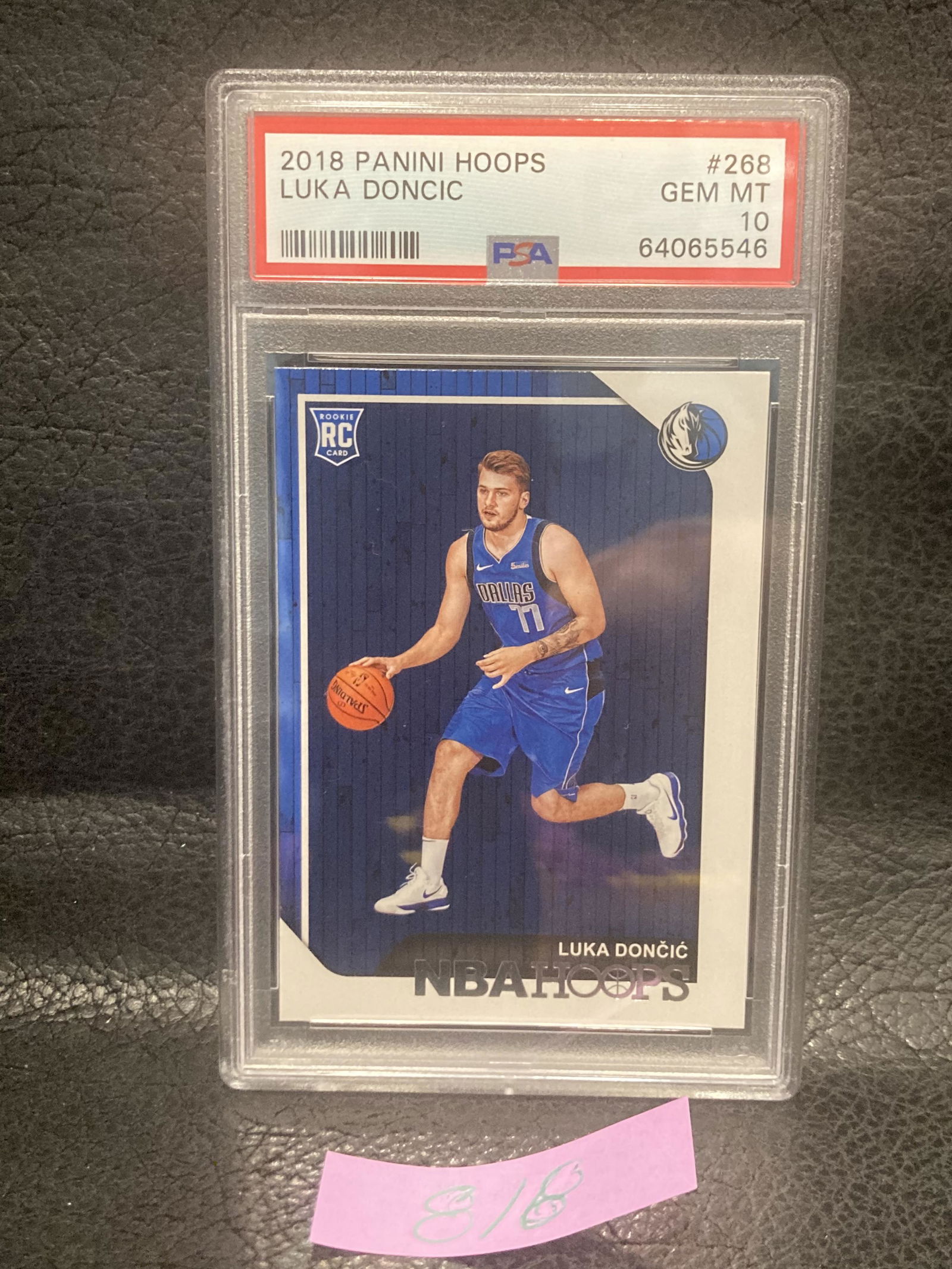 Luka Doncic 2018-19 Panini Nba Hoops Rookie Card #268 Rc Psa 10 Gem Mint (1 of 2)