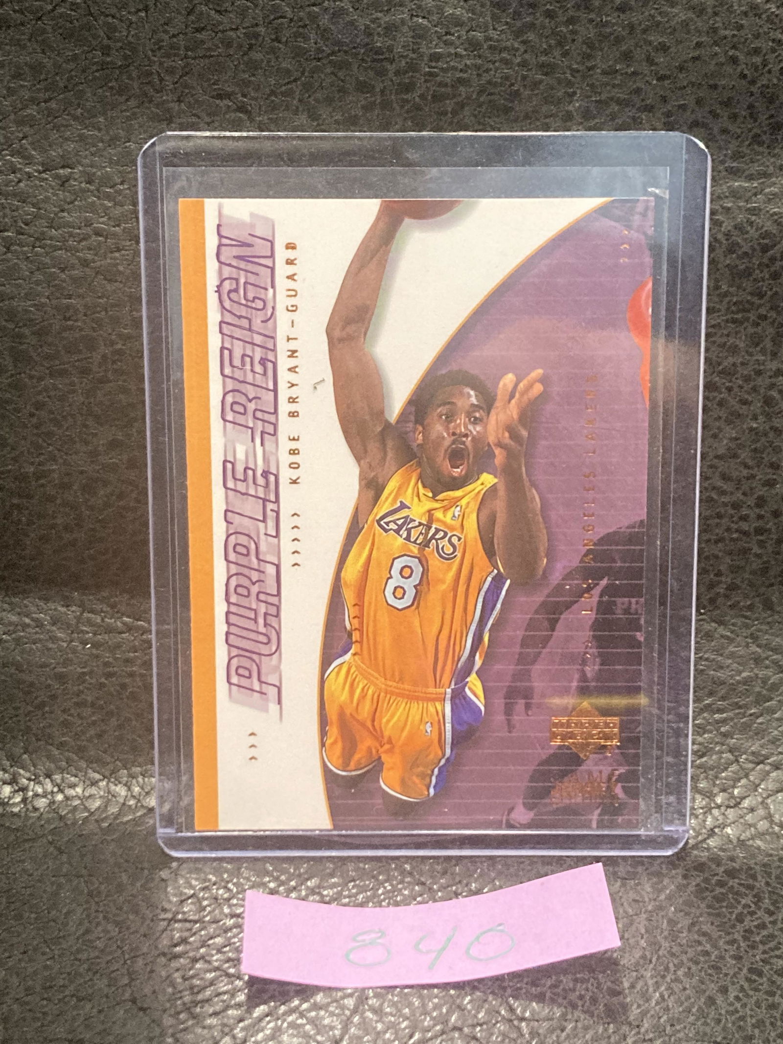 Kobe Bryant 2000 2001 Ud Upper Deck Game Jersey Edition Purple Reign Lakers #431 (1 of 2)