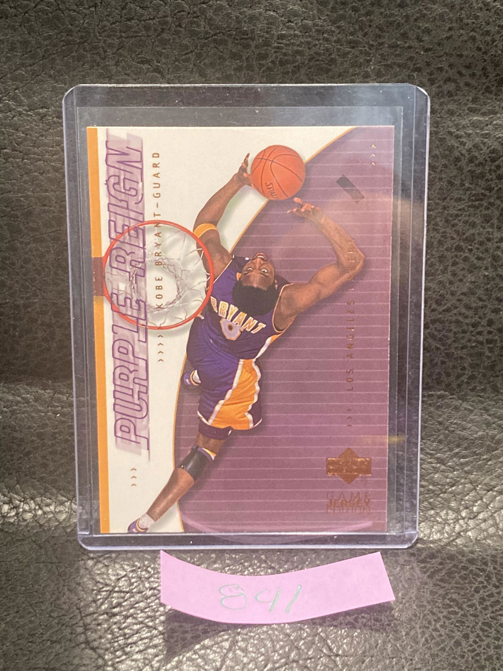 Kobe Bryant 2000 2001 Ud Upper Deck Game Jersey Edition Purple Reign Lakers #432 (1 of 2)
