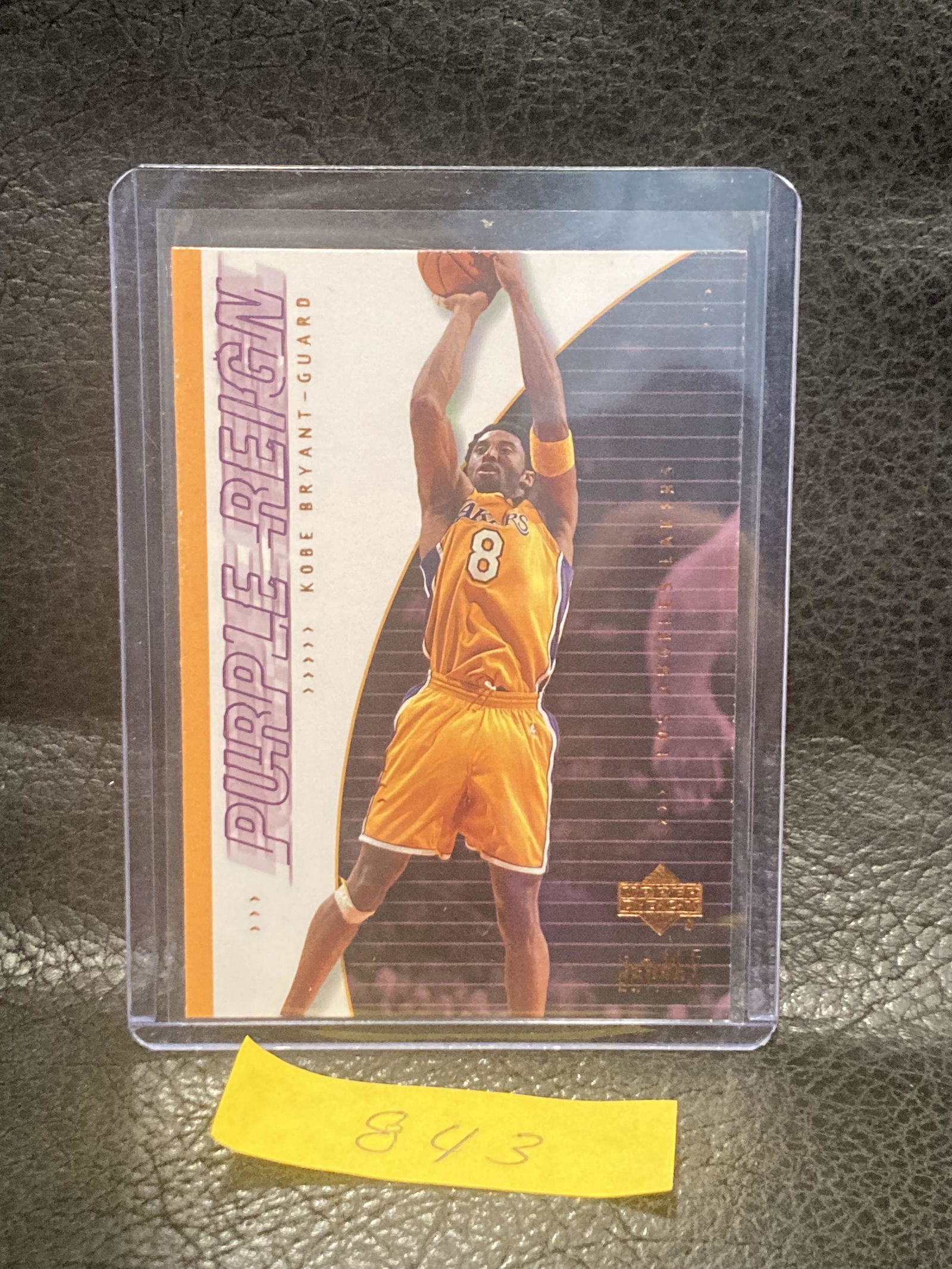 Kobe Bryant 2000 2001 Ud Upper Deck Game Jersey Edition Purple Reign Lakers #434 (1 of 2)