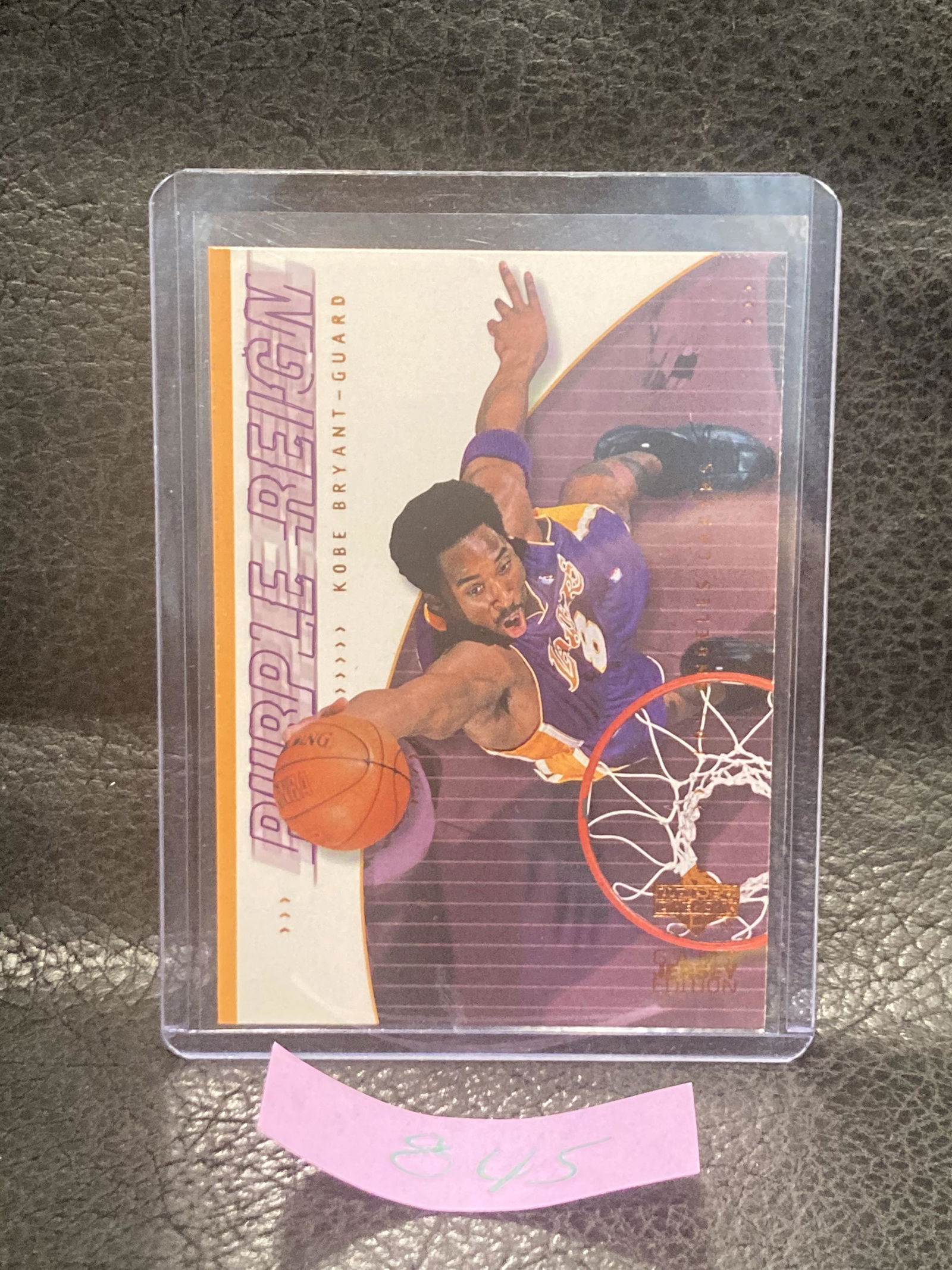 Kobe Bryant 2000 2001 Ud Upper Deck Game Jersey Edition Purple Reign Lakers #435 (1 of 2)