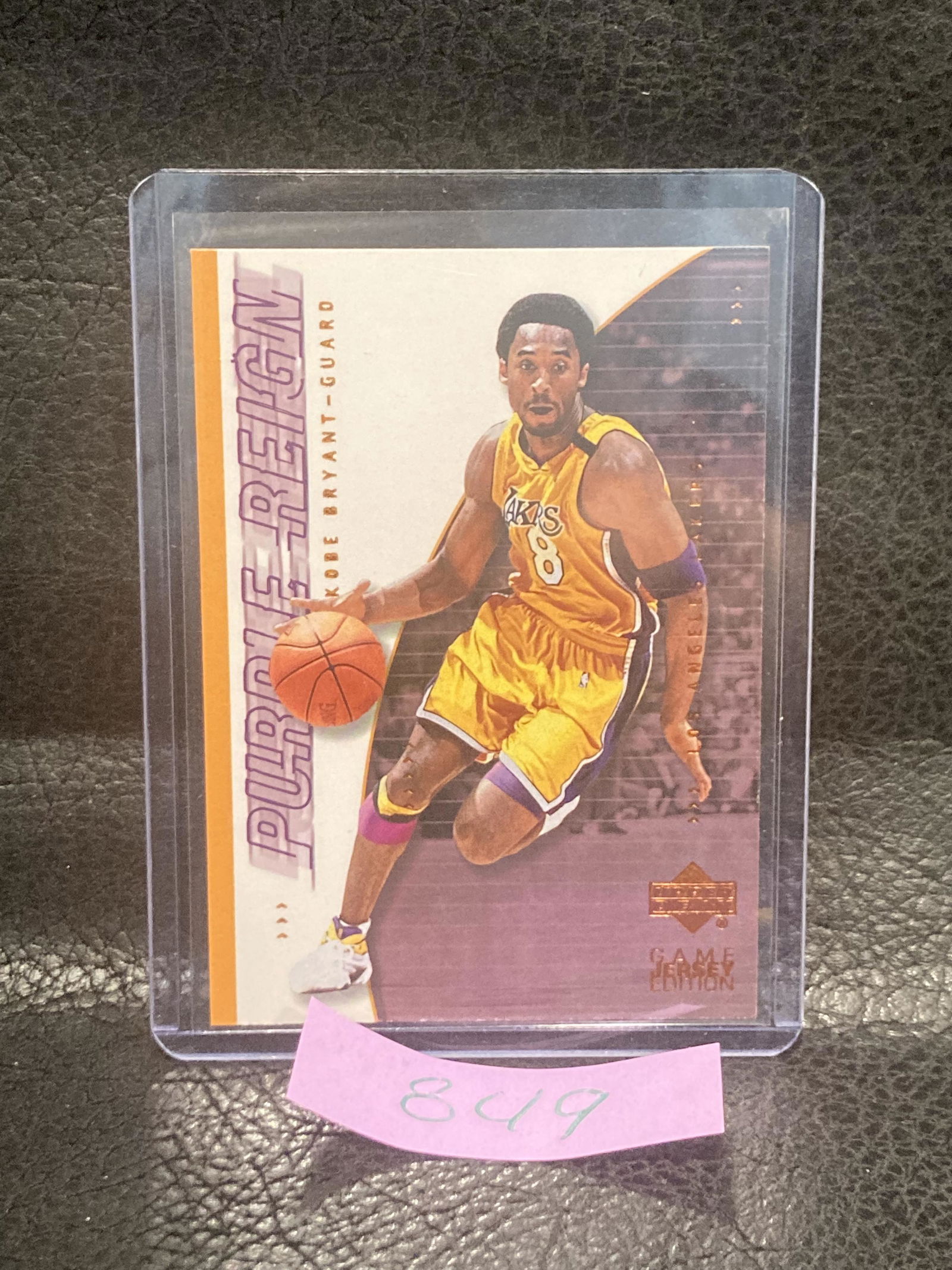 Kobe Bryant 2000 2001 Ud Upper Deck Game Jersey Edition Purple Reign Lakers #439 (1 of 2)