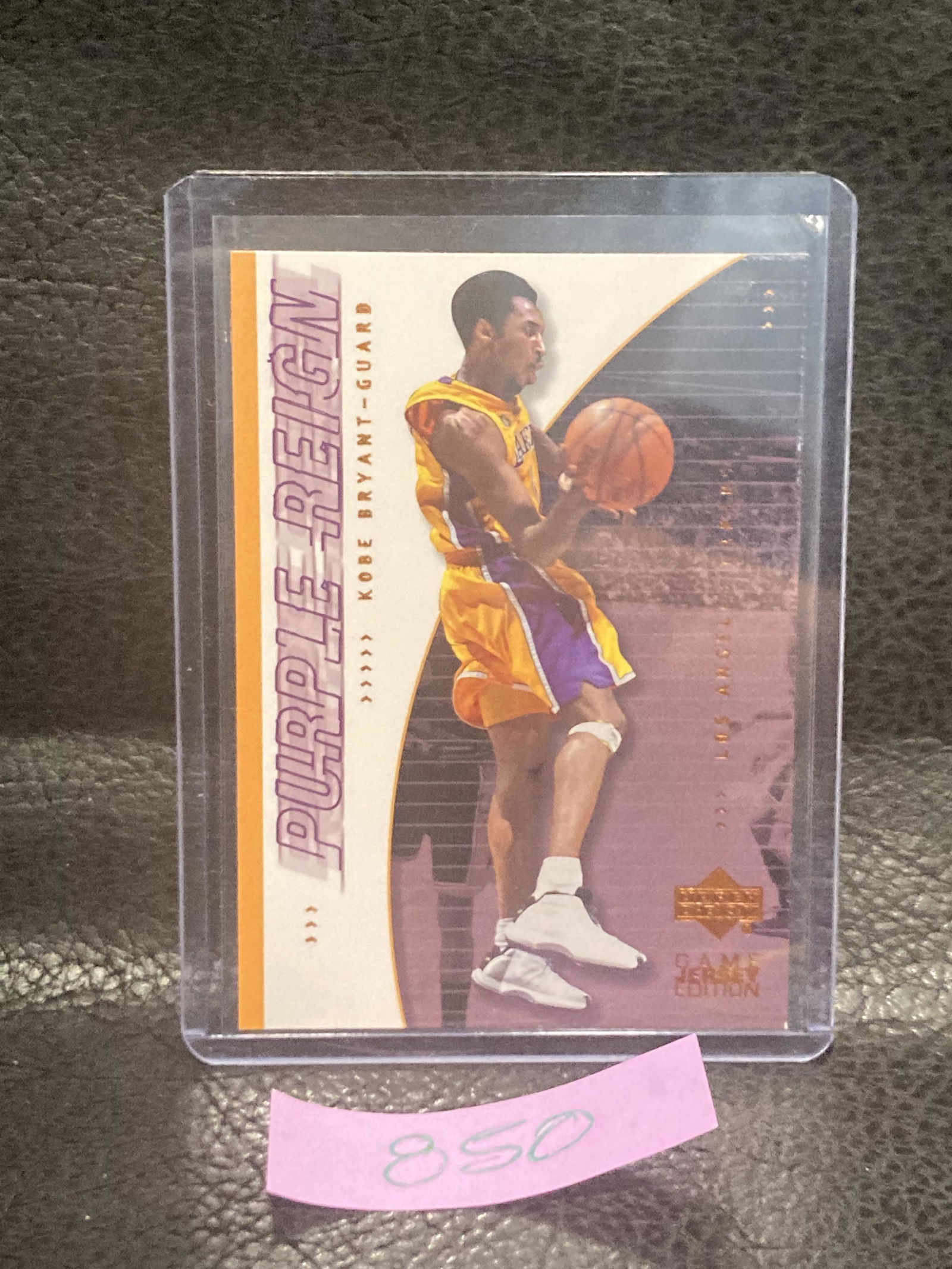Kobe Bryant 2000 2001 Ud Upper Deck Game Jersey Edition Purple Reign Lakers #440 (1 of 2)