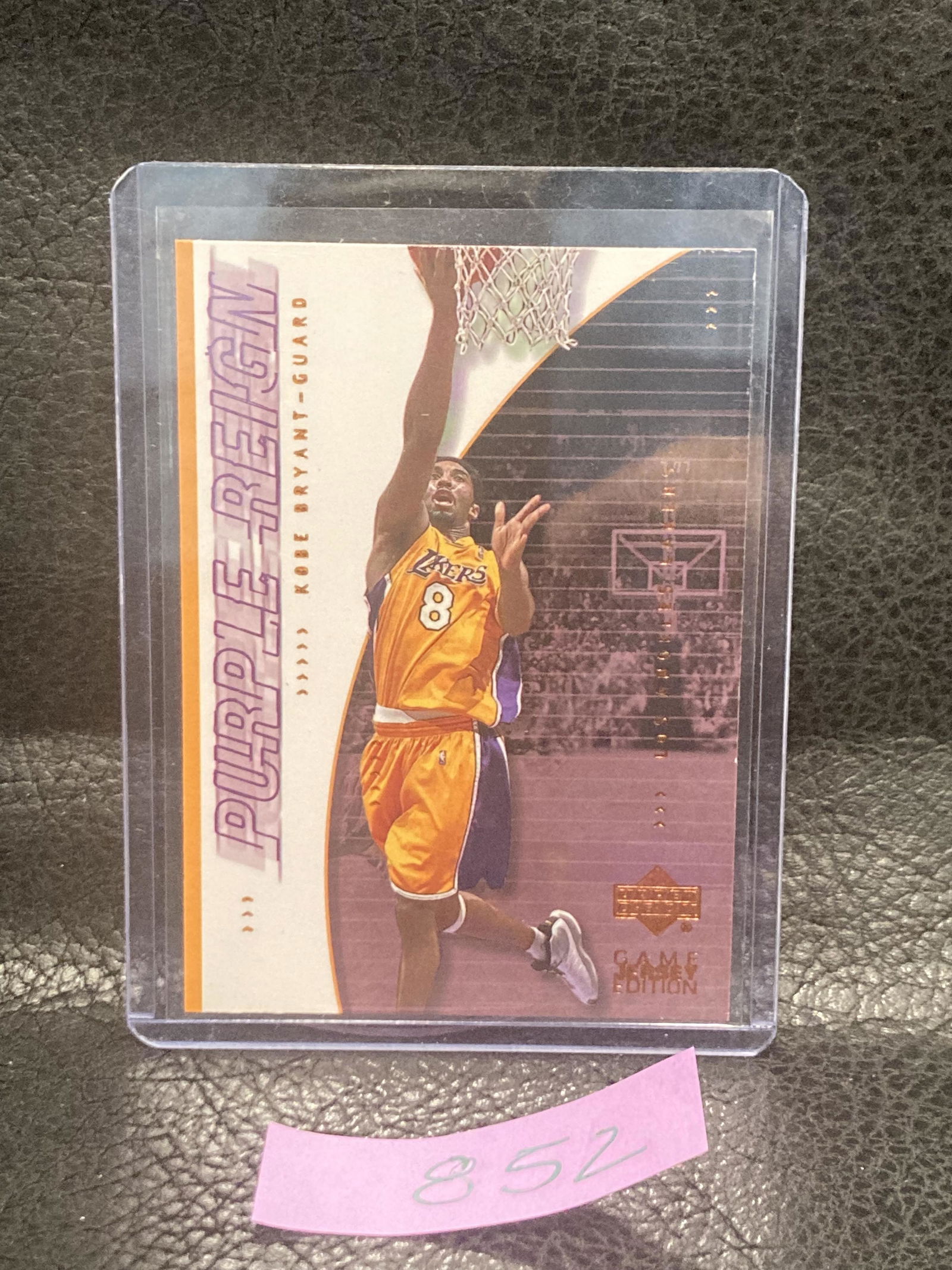 Kobe Bryant 2000 2001 Ud Upper Deck Game Jersey Edition Purple Reign Lakers #442 (1 of 2)