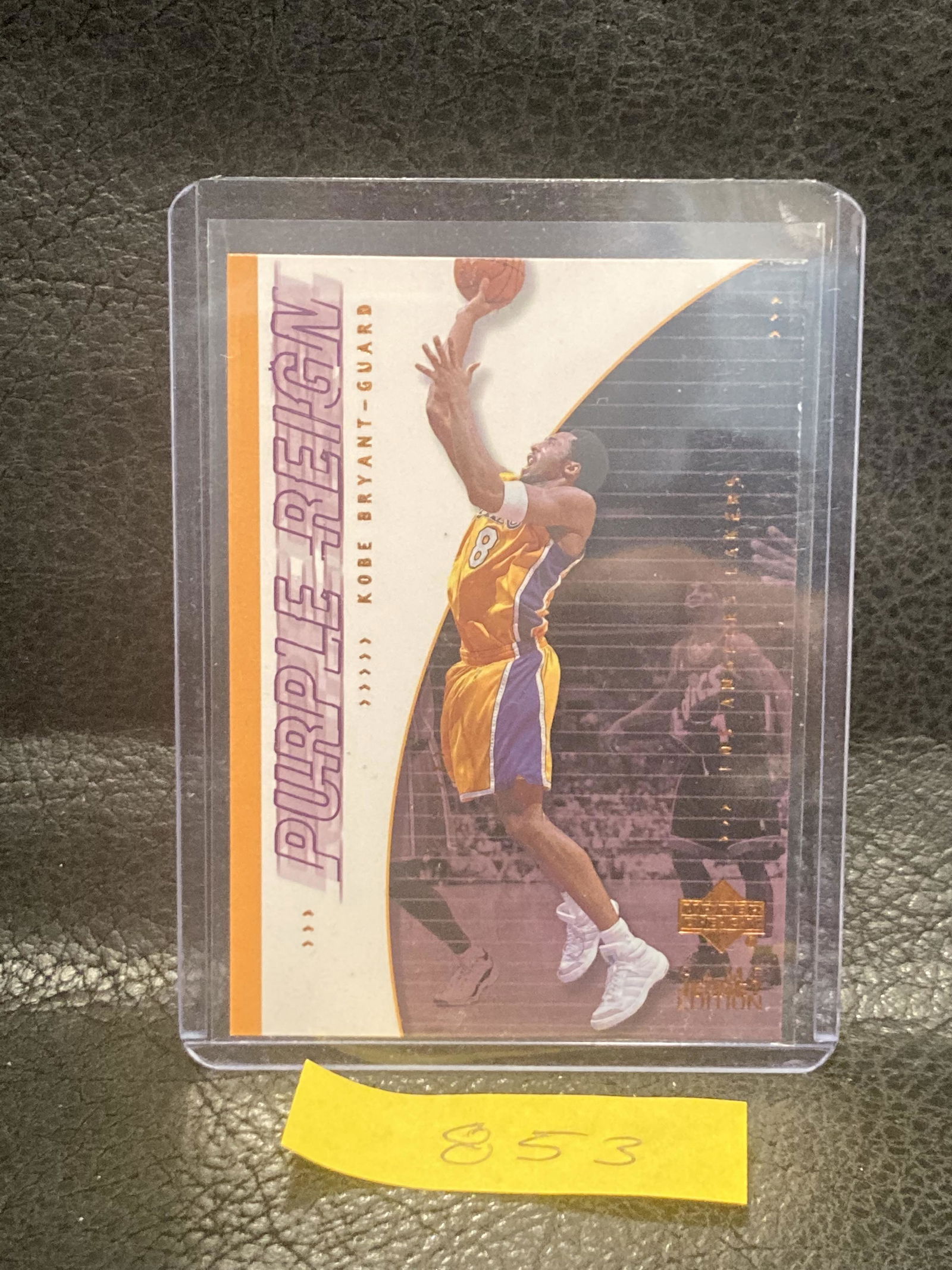 Kobe Bryant 2000 2001 Ud Upper Deck Game Jersey Edition Purple Reign Lakers #443 (1 of 2)