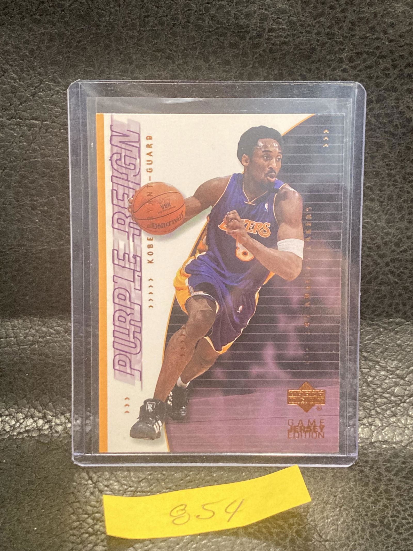 Kobe Bryant 2000 2001 Ud Upper Deck Game Jersey Edition Purple Reign Lakers #444 (1 of 2)