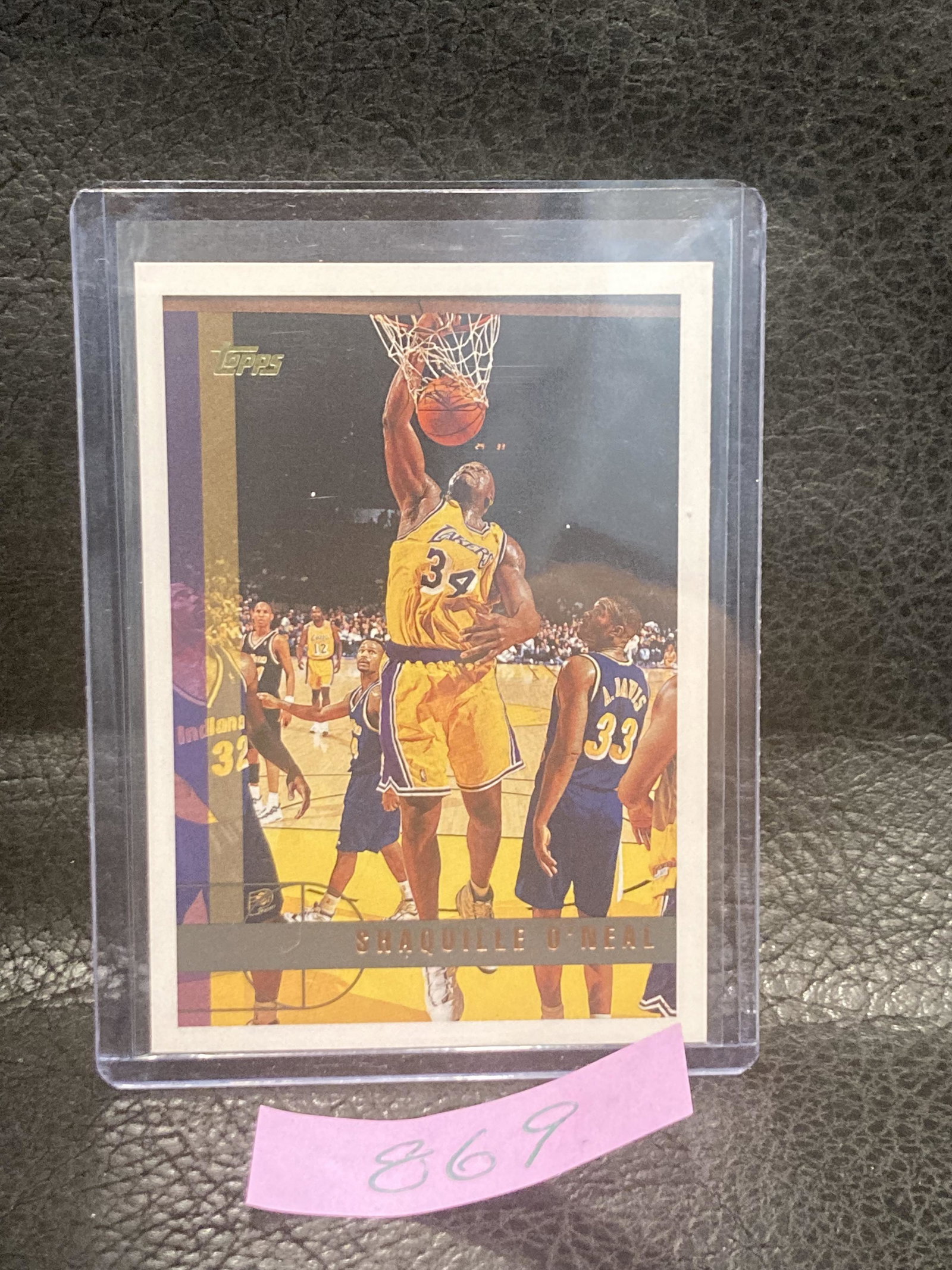 Shaquille Oneal 1997-1998 Topps #109 Card Nba Basketball Shaq Lakers: Shaquille Oneal 1997-1998 Topps #109 Card Nba Basketball Shaq Lakers
