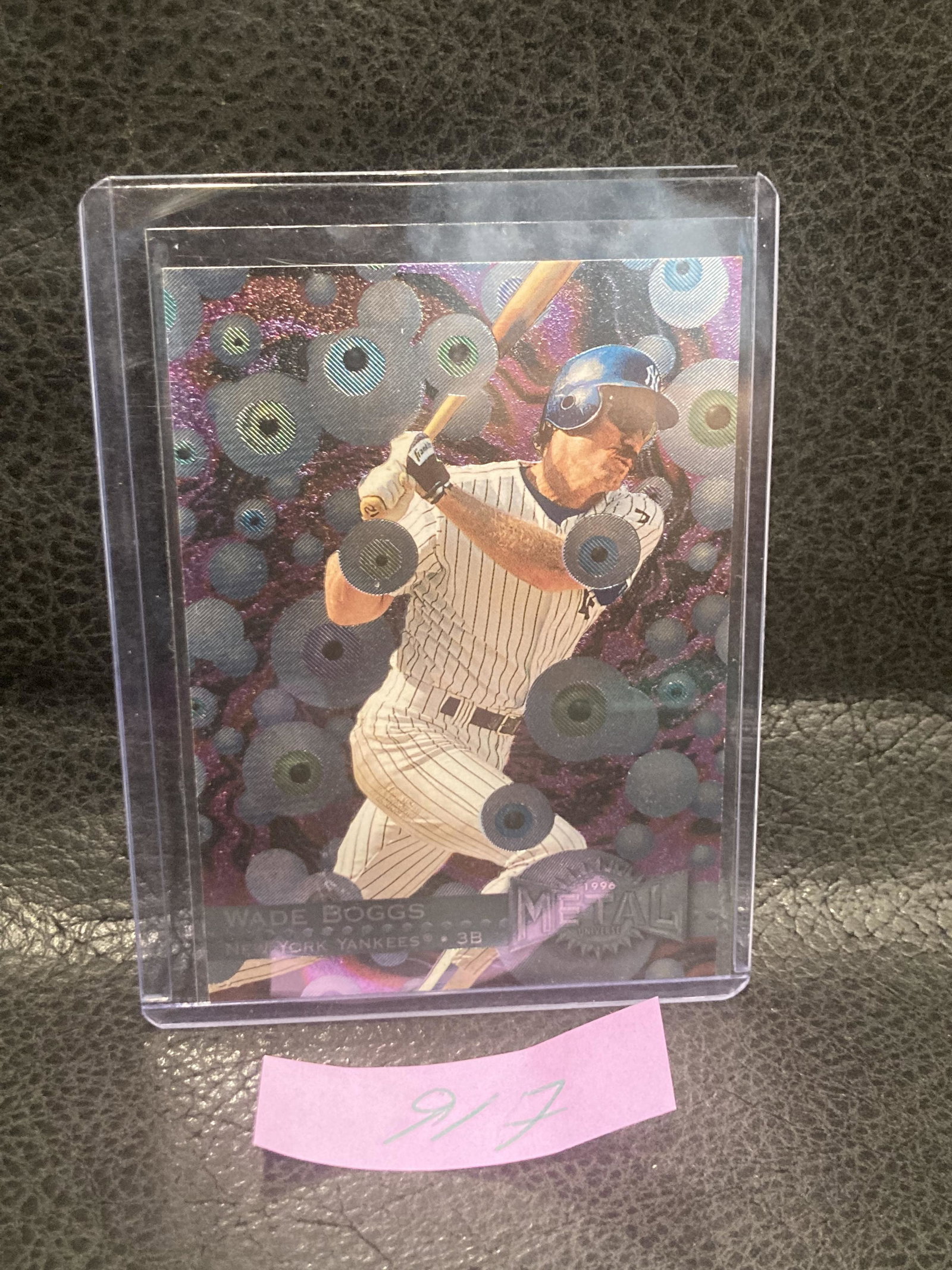 Wade Boggs 1996 Fleer Metal Universe #84 Yankees: Wade Boggs 1996 Fleer Metal Universe #84 Yankees