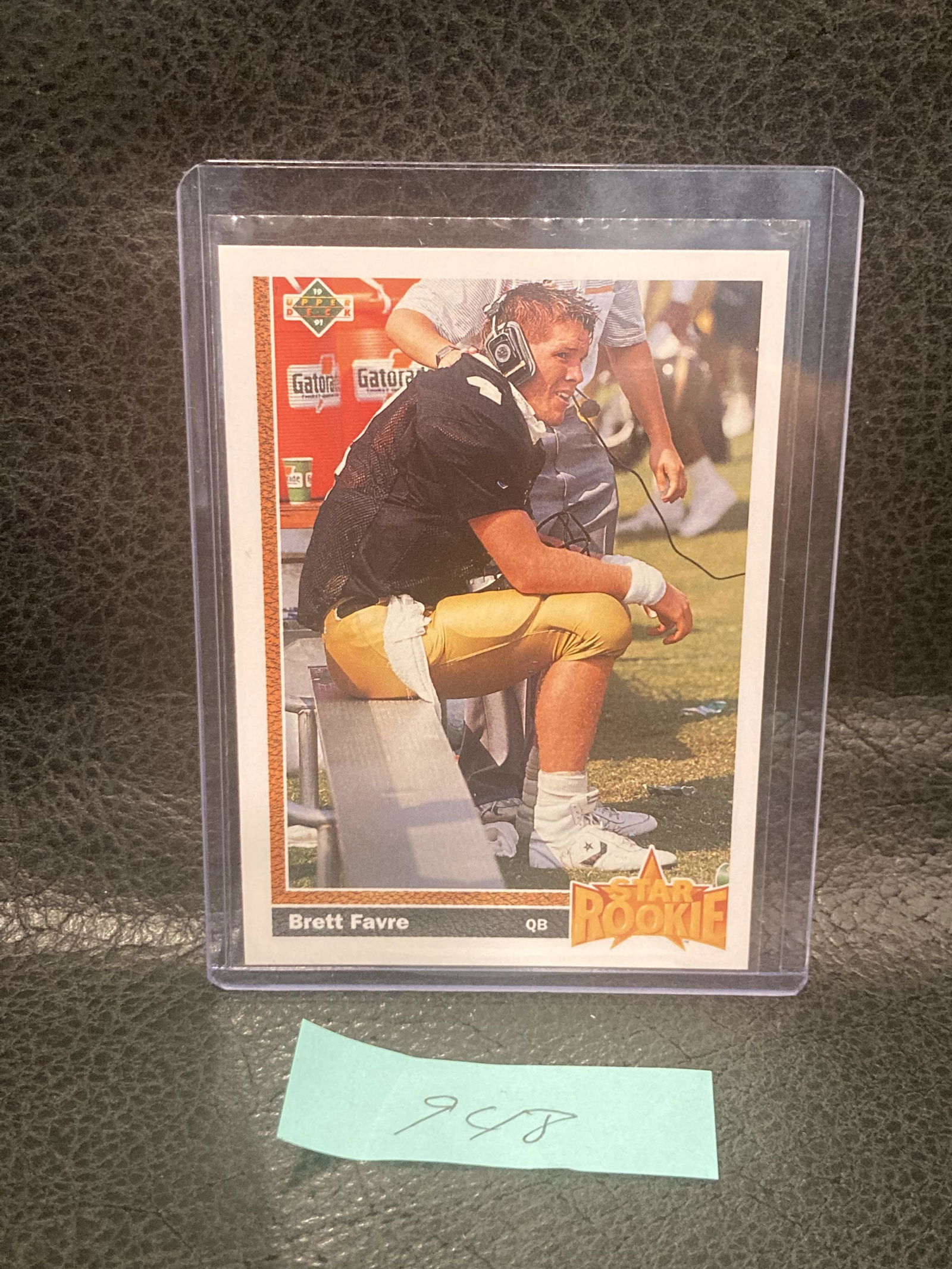 Brett Favre 1991 Rookie Card Upper Deck Star Rc Farve Football Green Bay Packers (1 of 2)