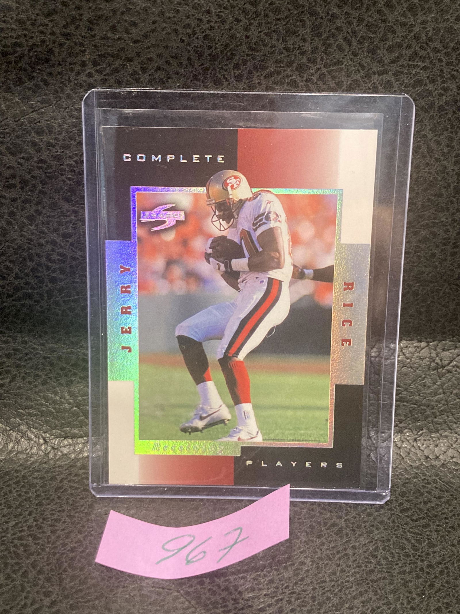 Jerry Rice 1998 Score Complete Players San Francisco 49ers Football Card #10B (1 of 2)