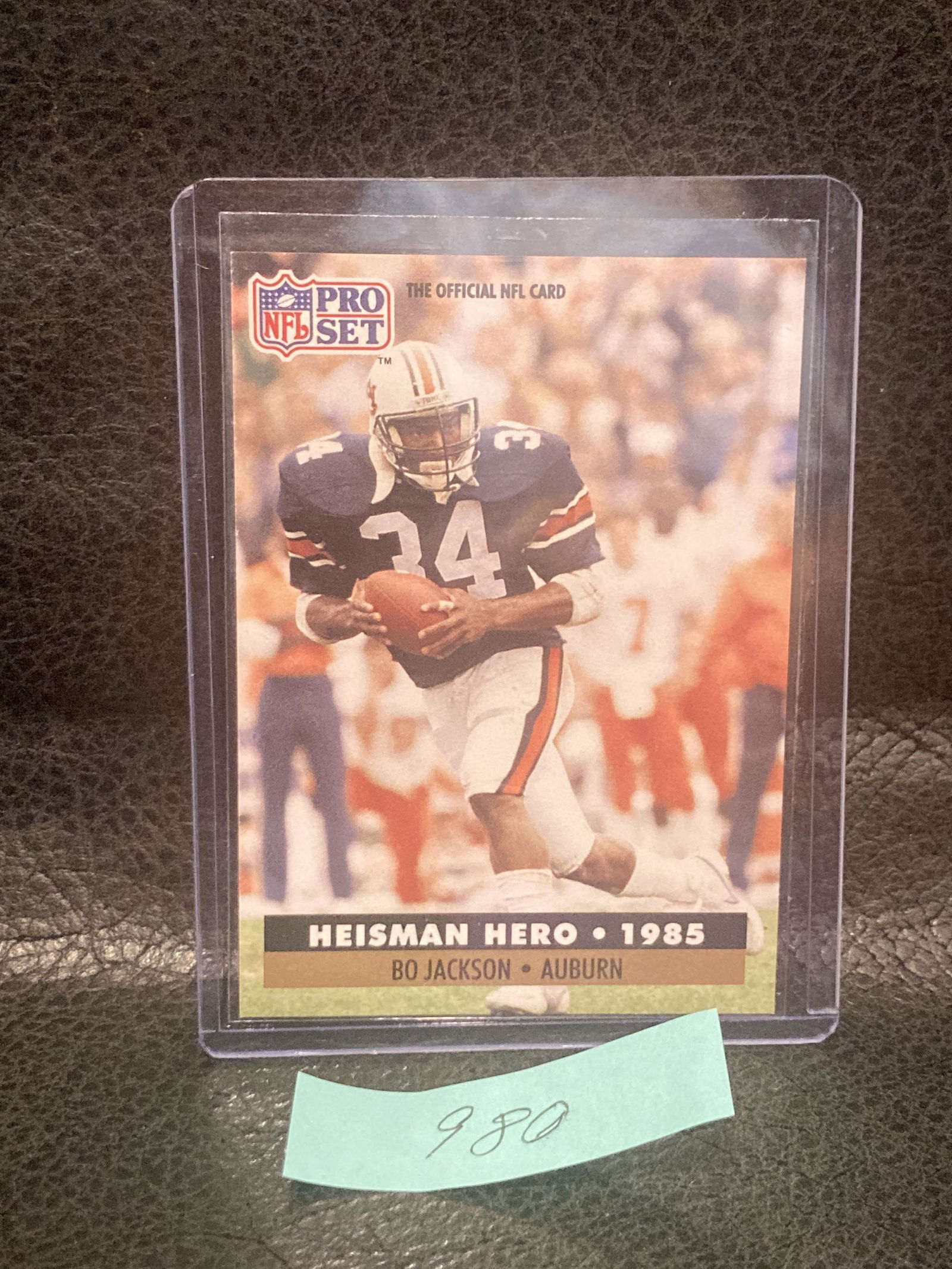1991 Pro Set Bo Jackson Heisman Hero 1985 #42 Auburn Raiders: 1991 Pro Set Bo Jackson Heisman Hero 1985 #42 Auburn Raiders