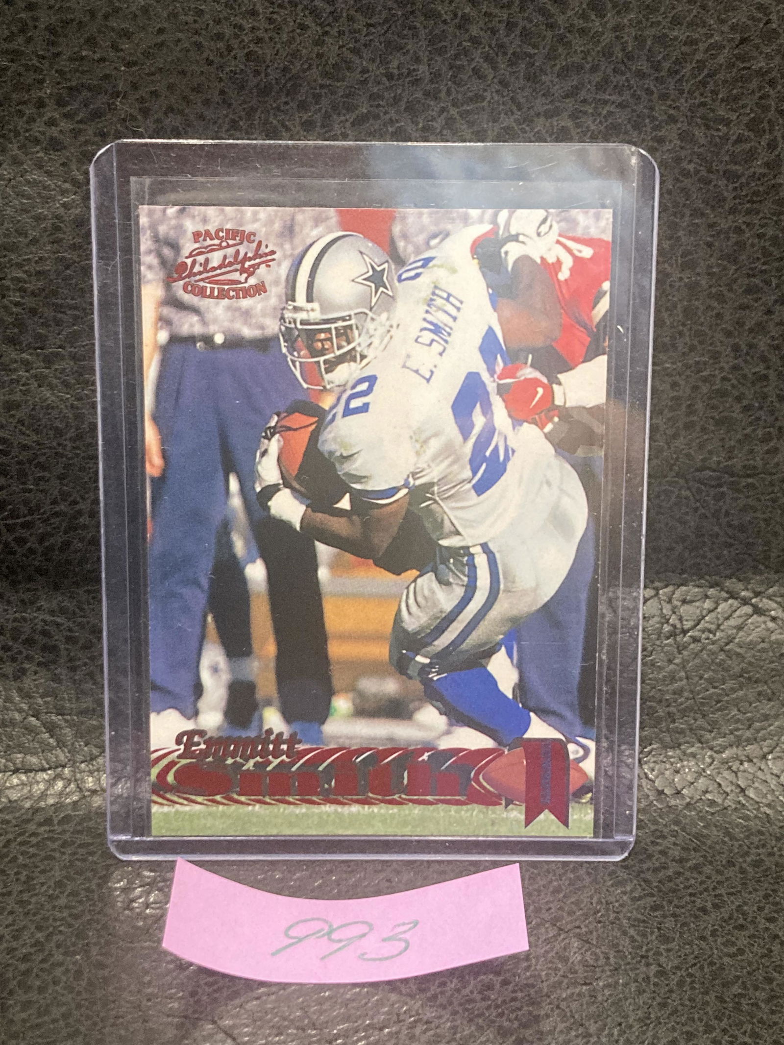 Emmitt Smith 1997 Pacific Philadelphia Collection #49 Red Foil Cowboys (1 of 2)
