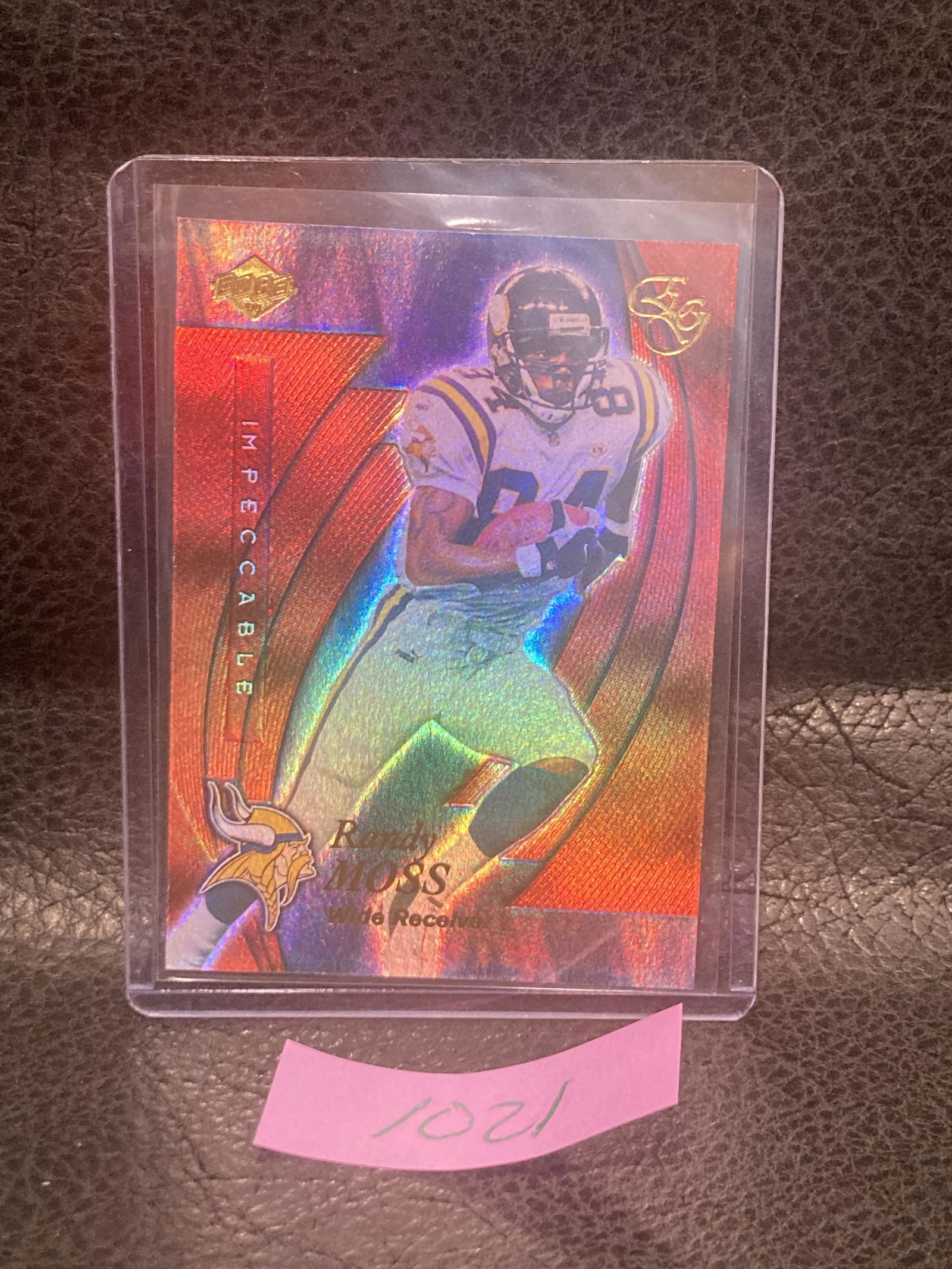 Randy Moss 2000 Collector's Edge Graded Impeccables /2000 #I12 Hof (1 of 2)