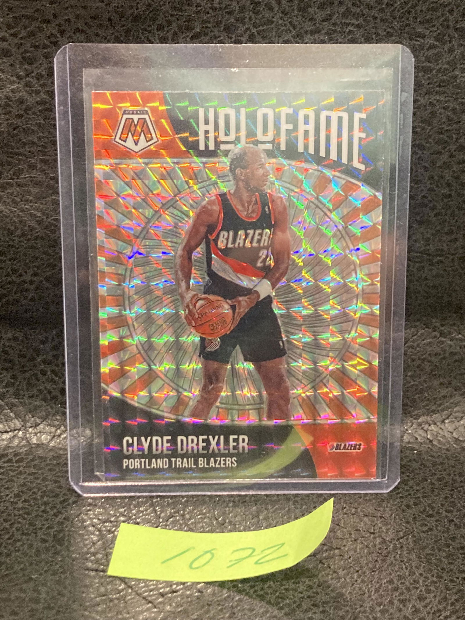 Clyde Drexler Holofame Silver Holo Fame 2020-21 Mosaic 20 Panini Prizm Blazers (1 of 2)