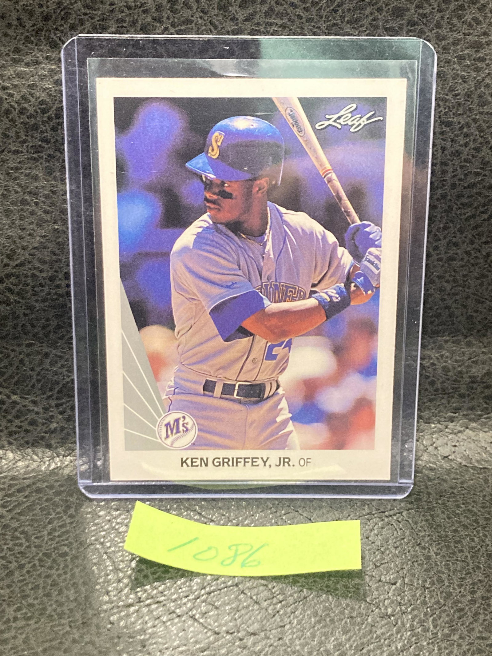 Ken Griffey Jr 1990 Leaf #245 Seattle Mariners Hof: Ken Griffey Jr 1990 Leaf #245 Seattle Mariners Hof