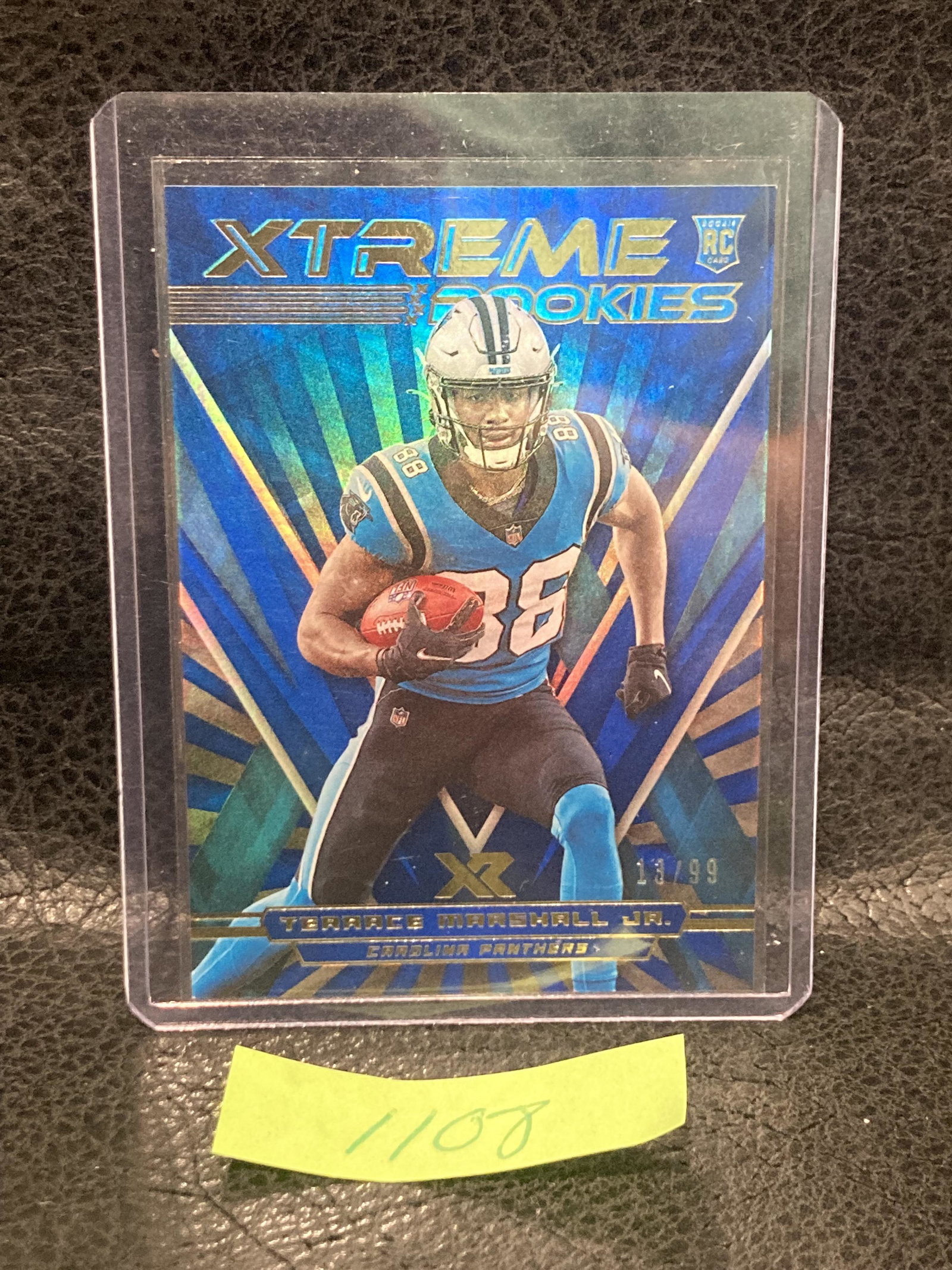 Terrace Marshall Jr 2021 Xr Xtreme Rookies Blue #/99 Panthers: Terrace Marshall Jr 2021 Xr Xtreme Rookies Blue #/99 Panthers