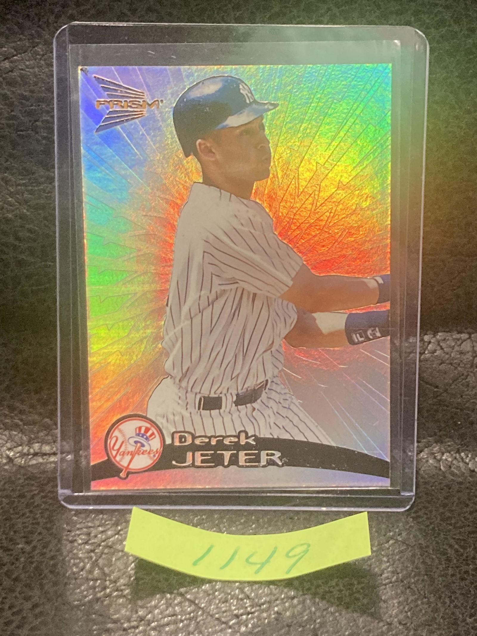 Derek Jeter 1999 Pacific Prism Prism Card #100 Yankees (1 of 2)