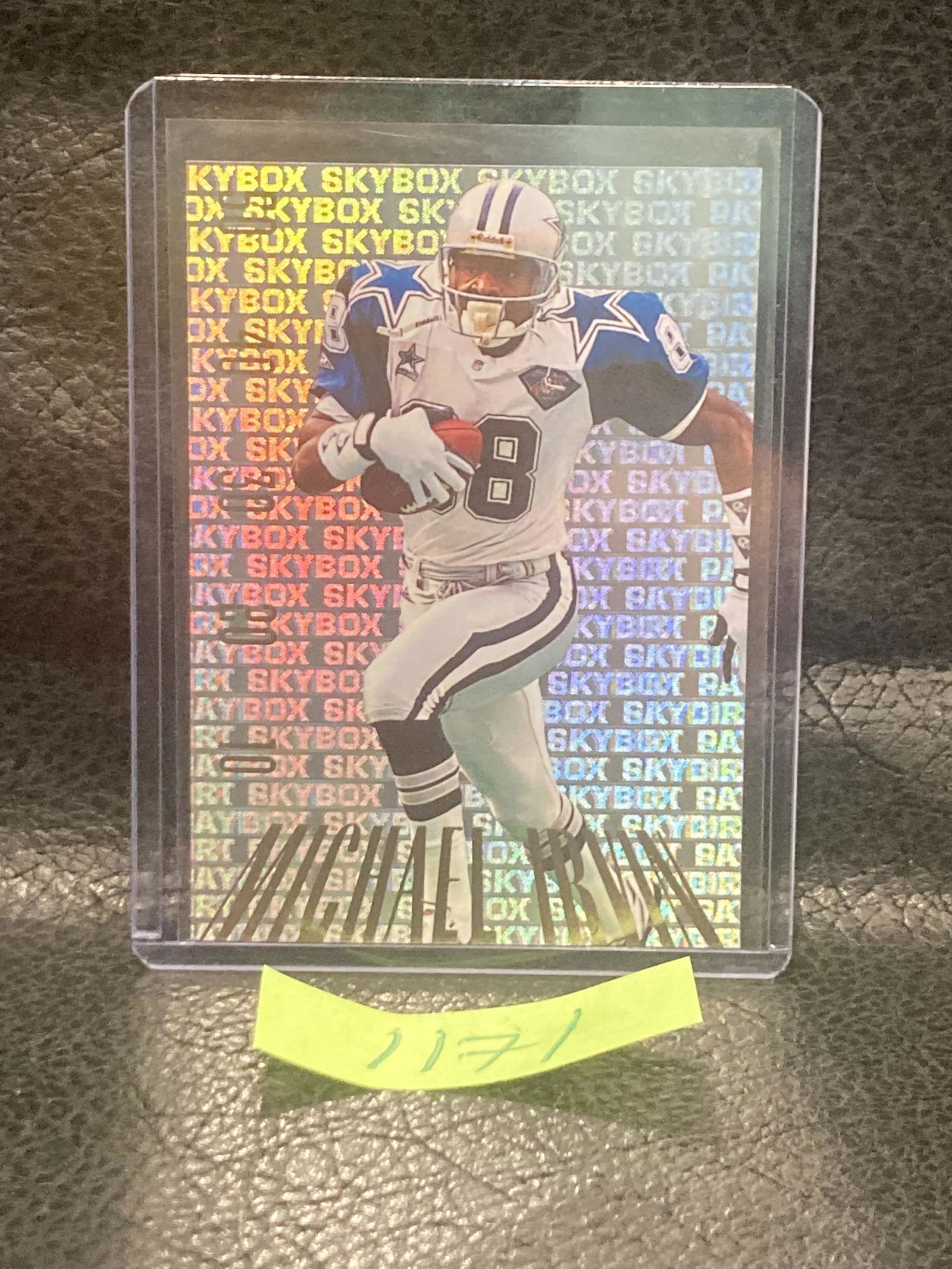 Michael Irvin 1995 Skybox Paydirt Insert #PD13 Dallas Cowboys (1 of 2)