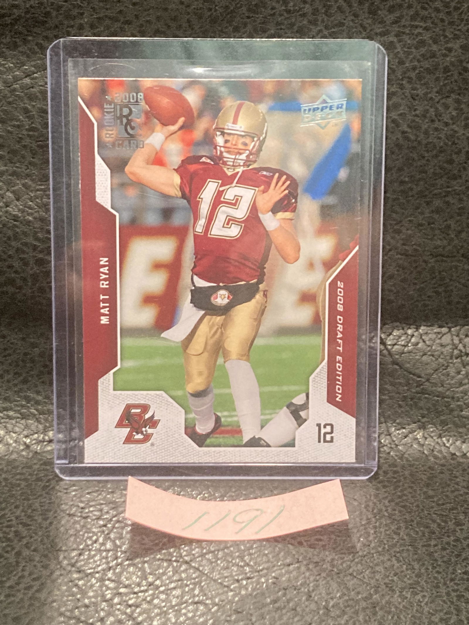 Matt Ryan 2008 Upper Deck Draft Edition Rookie #74 Boston College Eagles (1 of 2)