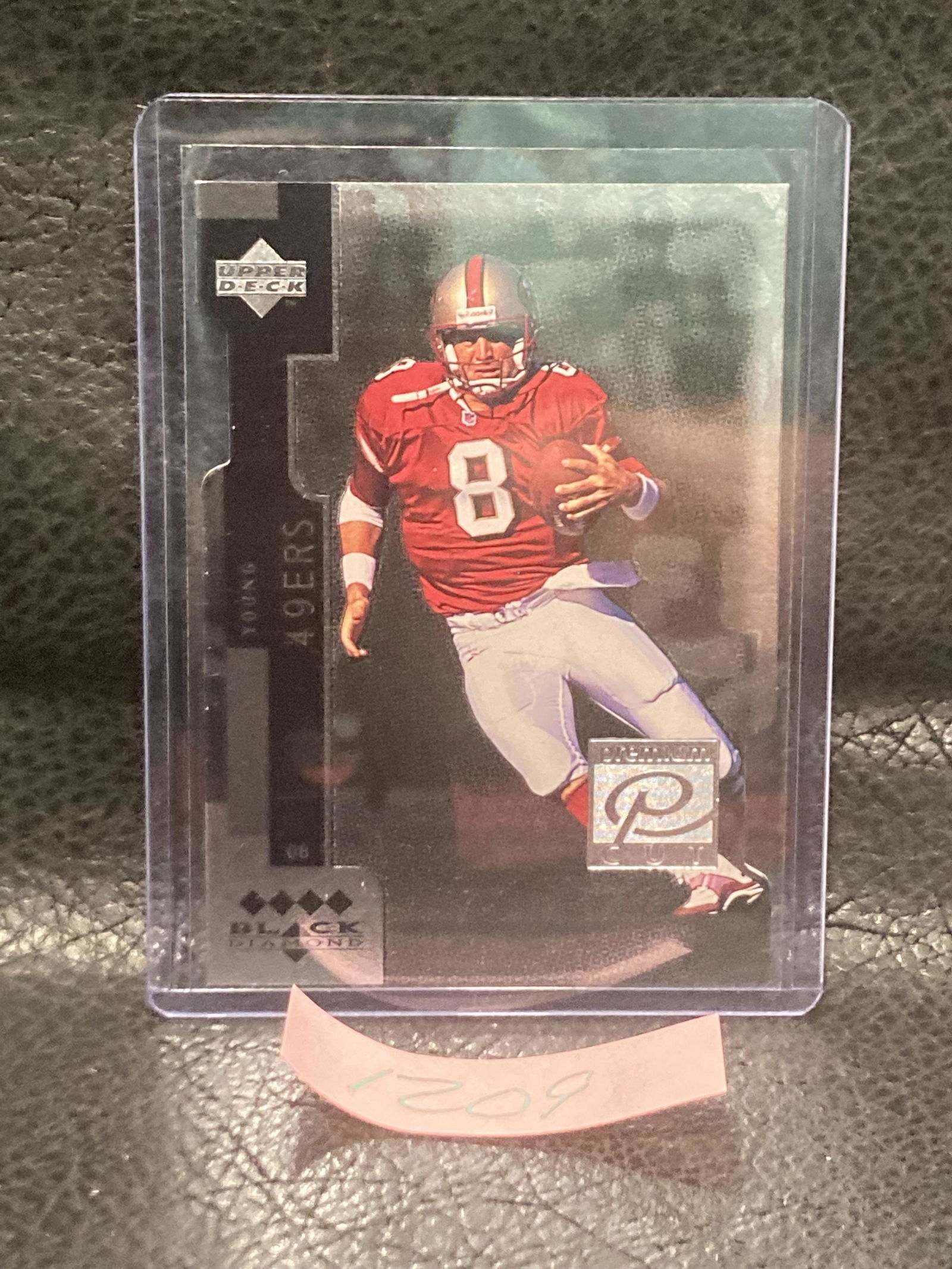 Steve Young 1998 Upper Deck Black Diamond Premium Cut #PC19 Hof Rare Die Cut (1 of 2)