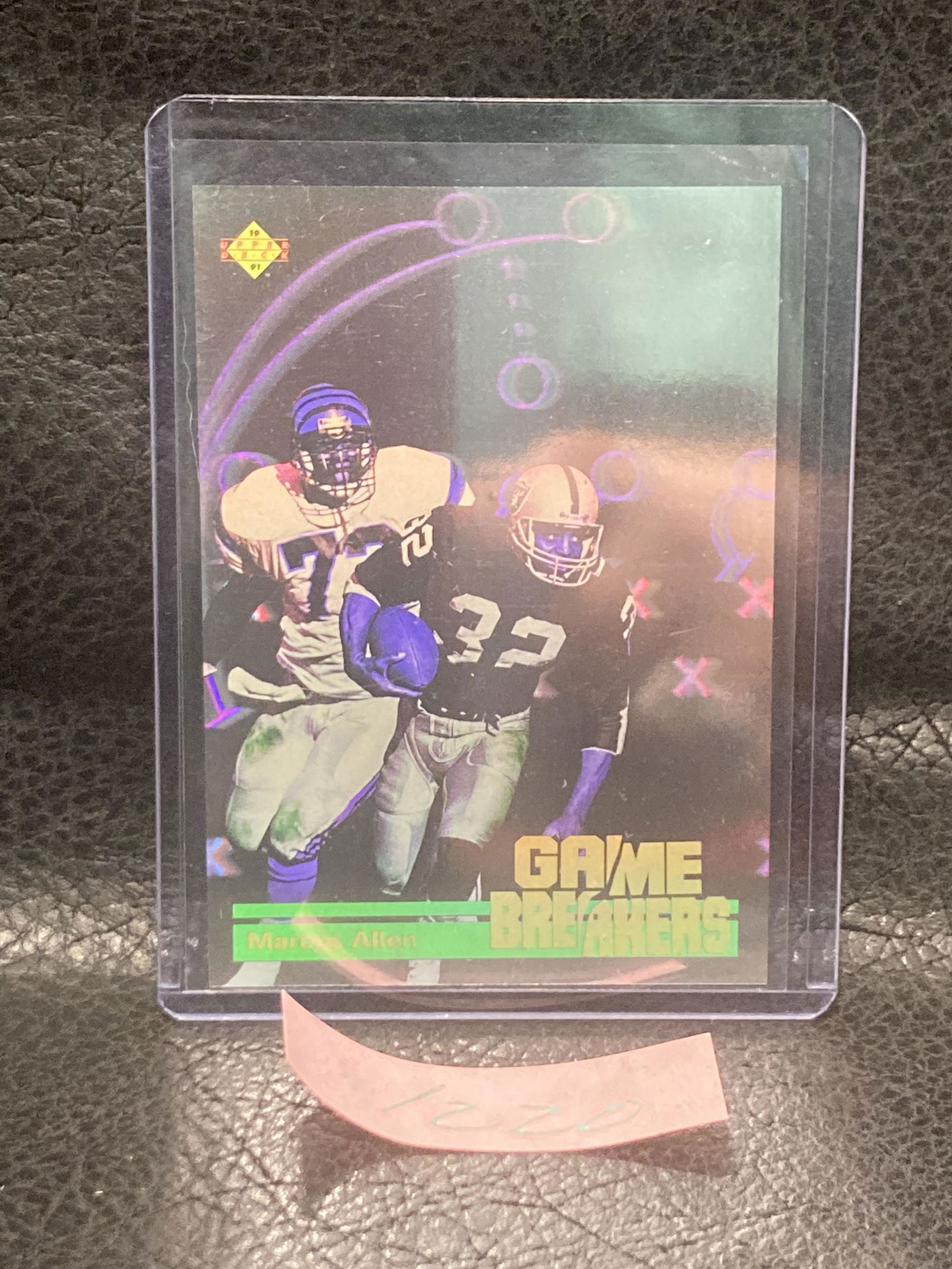 Marcus Allen Raiders 1991 Upper Deck Ud Game Breakers Hologram #GB9 (1 of 2)